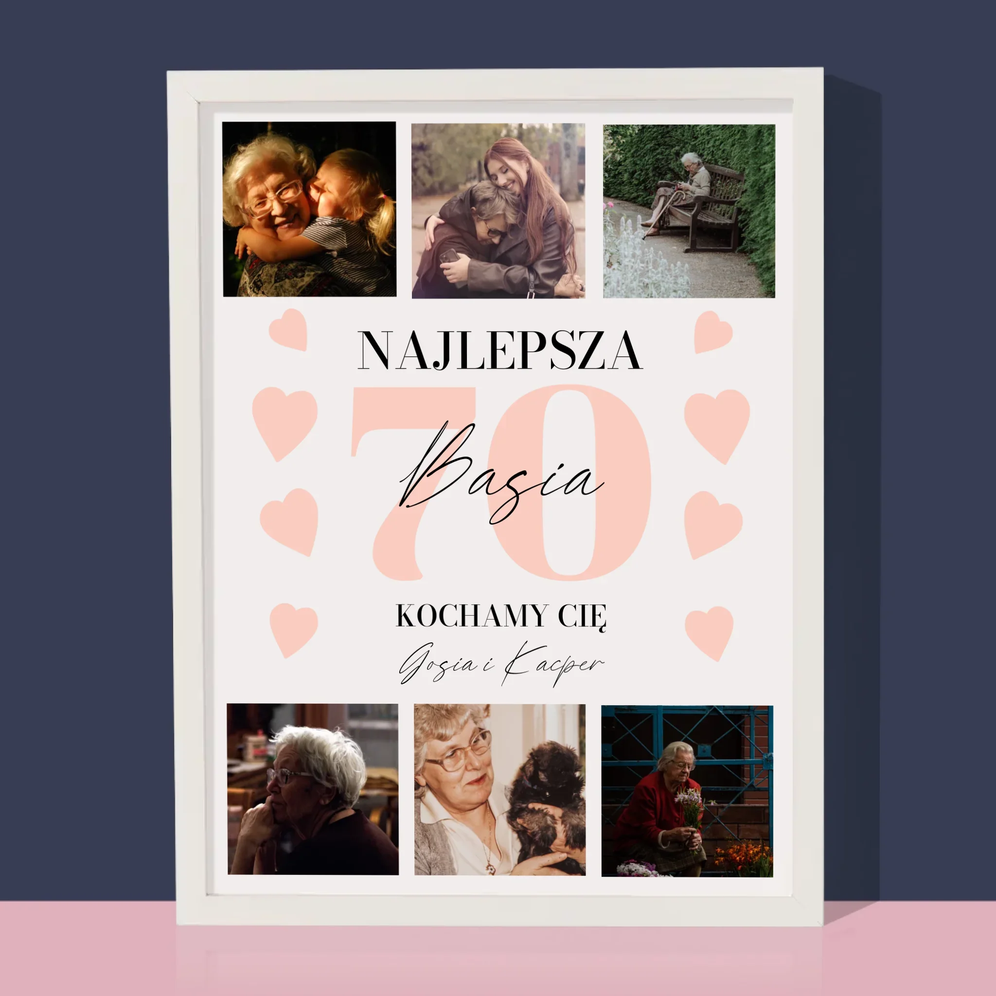 Fotokolaż: Najlepsza 70 - Wydruk Obramowany - Image 4