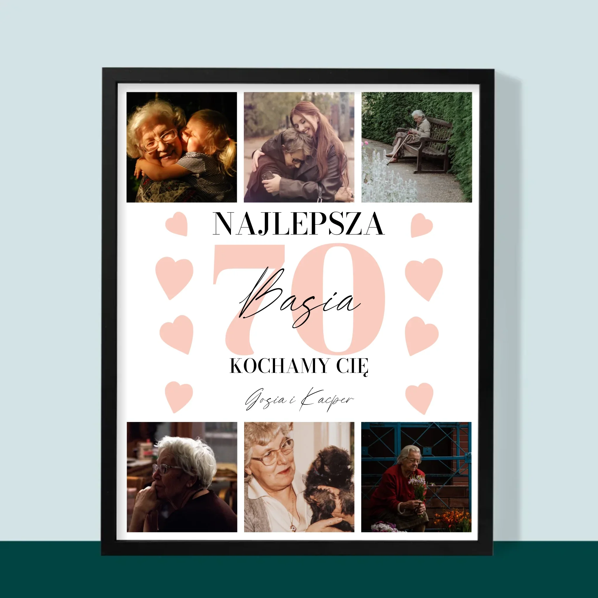 Fotokolaż: Najlepsza 70 - Wydruk Obramowany - Image 5
