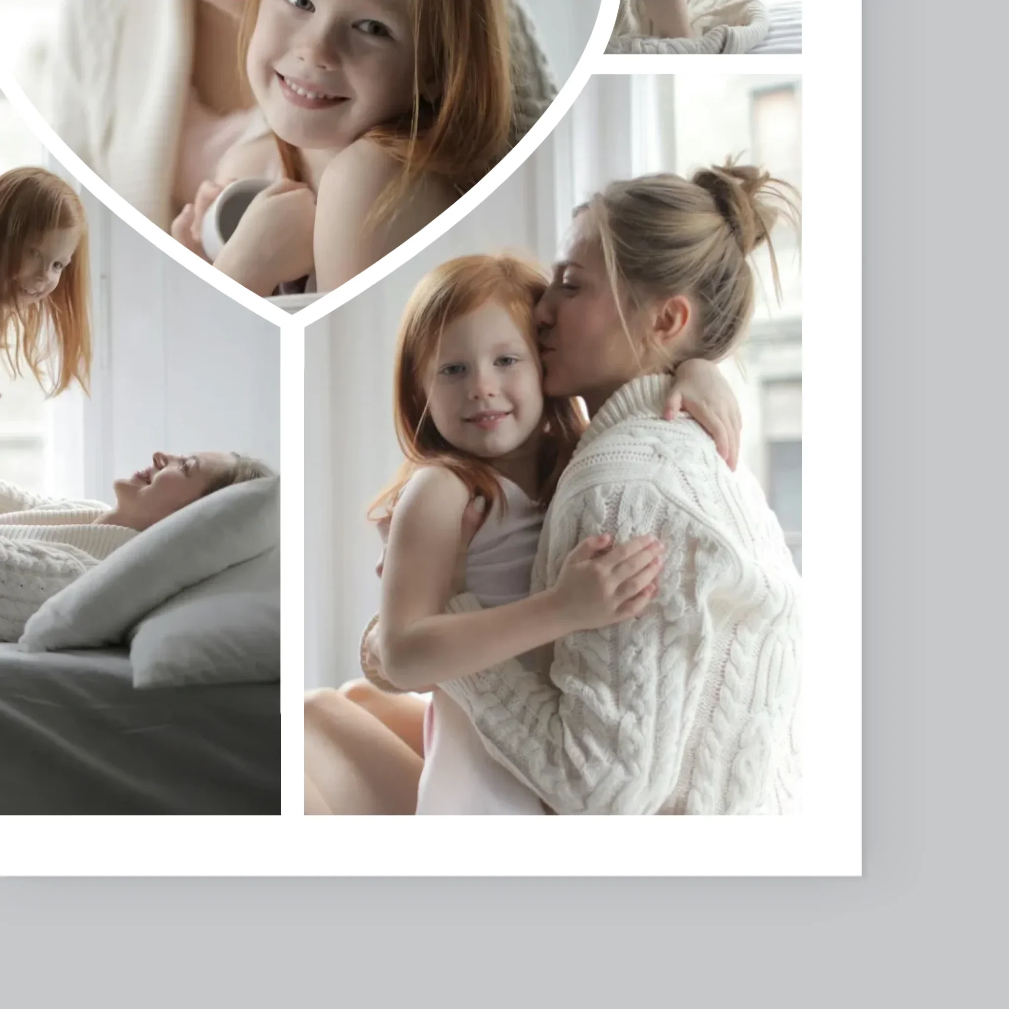 Fotokolaż: Najlepsza Mama Serce - Wydruk Obramowany - Image 11