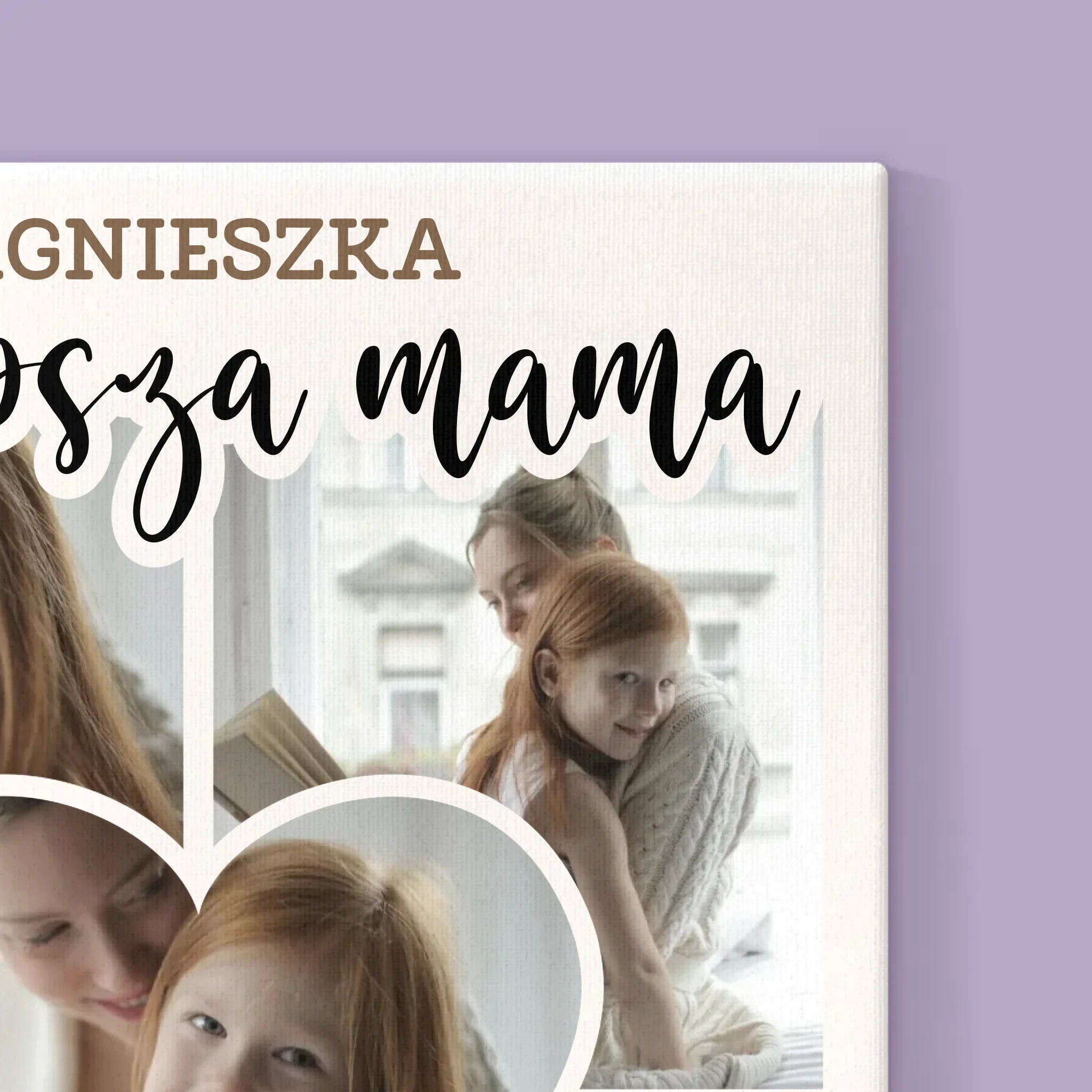 Fotokolaż: Najlepsza Mama Serce - Wydruk Obramowany - Image 15