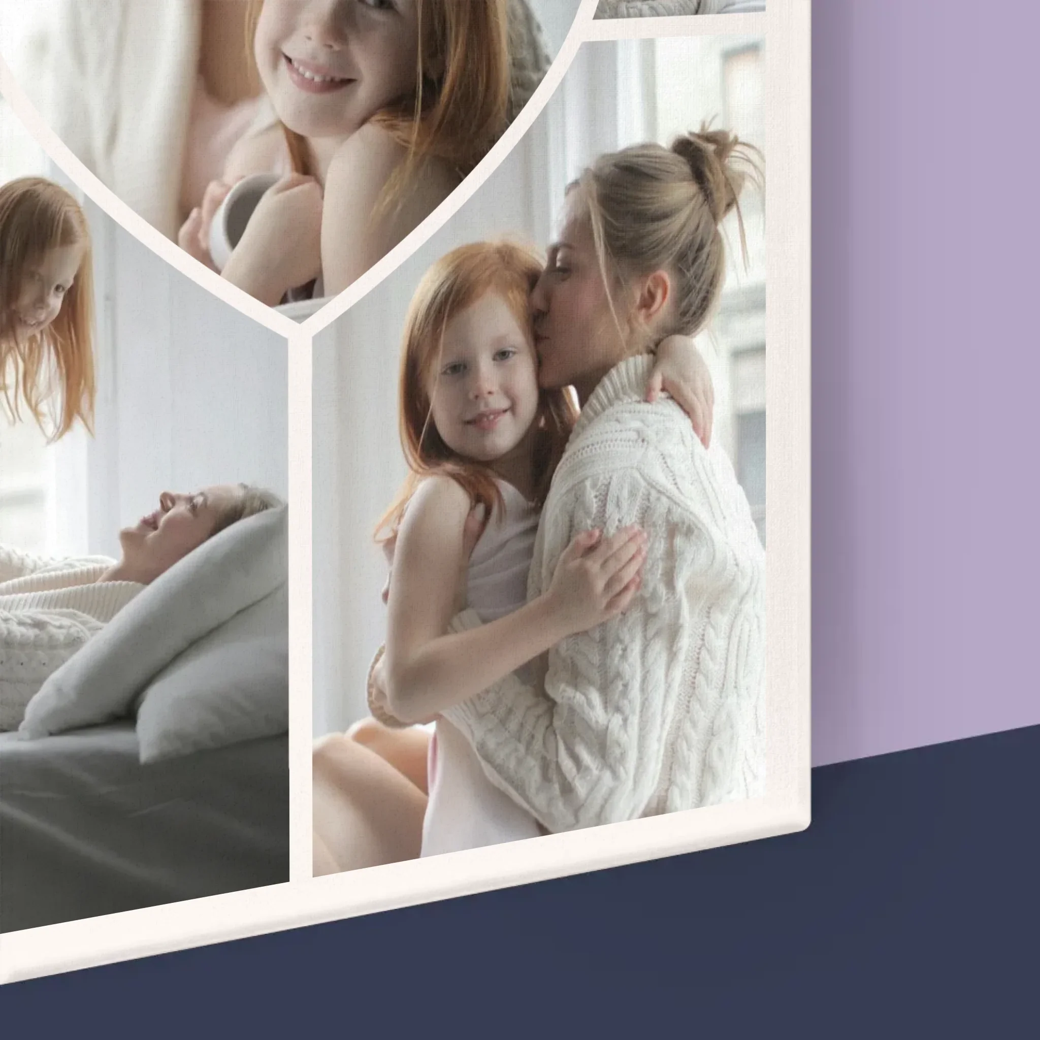 Fotokolaż: Najlepsza Mama Serce - Wydruk Obramowany - Image 17