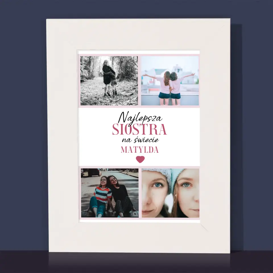 Fotokolaż: Najlepsza Siostra - Ramka Na Zdjęcie - Image 2