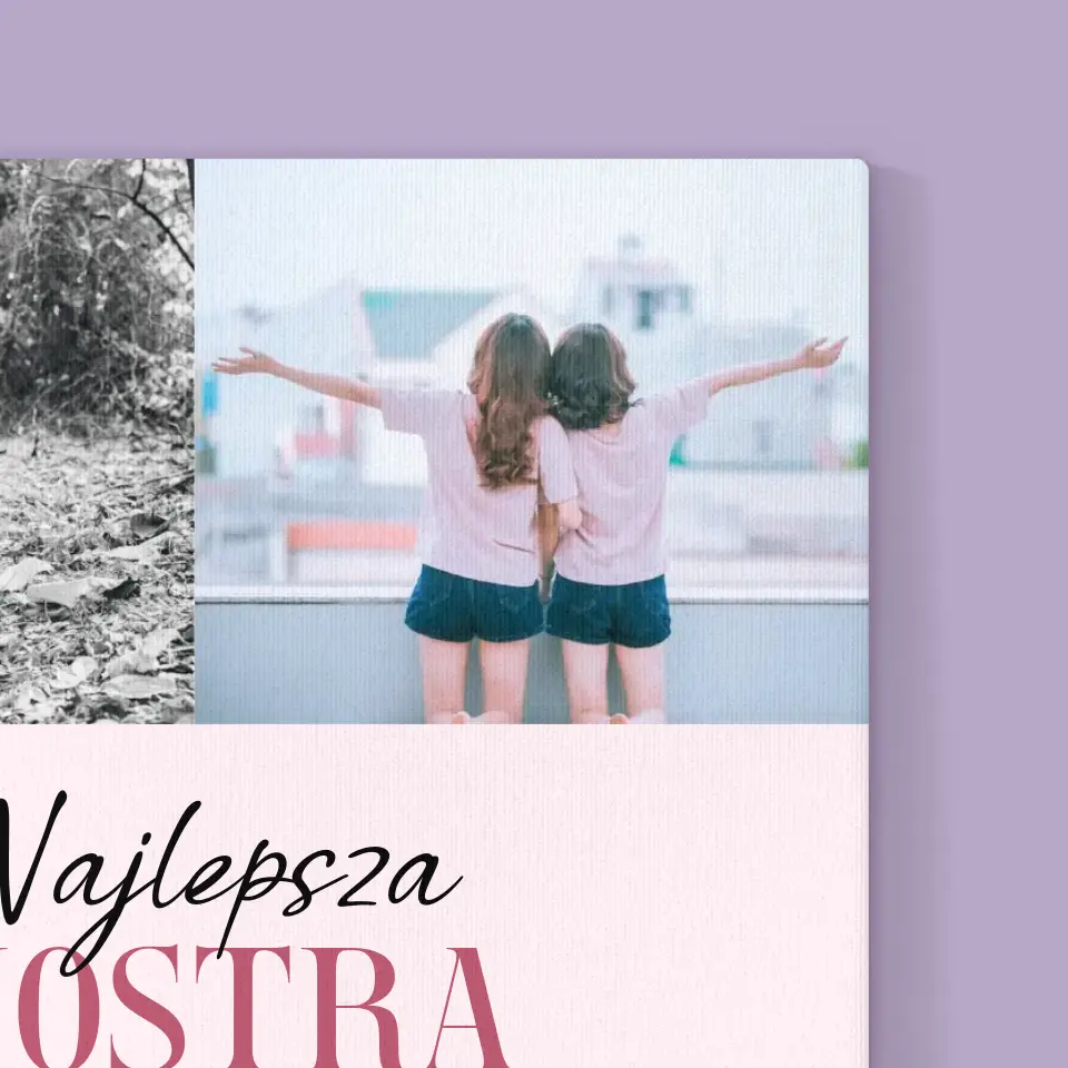 Fotokolaż: Najlepsza Siostra - Wydruk Obramowany - Image 14