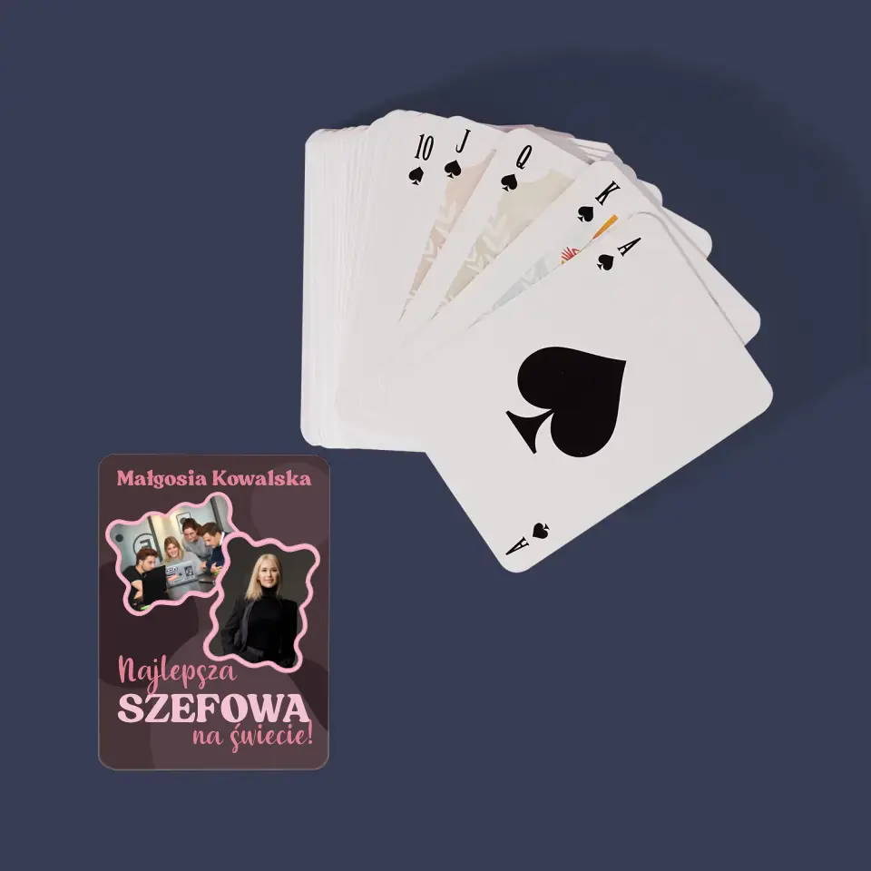 Fotokolaż: Najlepsza Szefowa - Karty Do Gry - Image 2