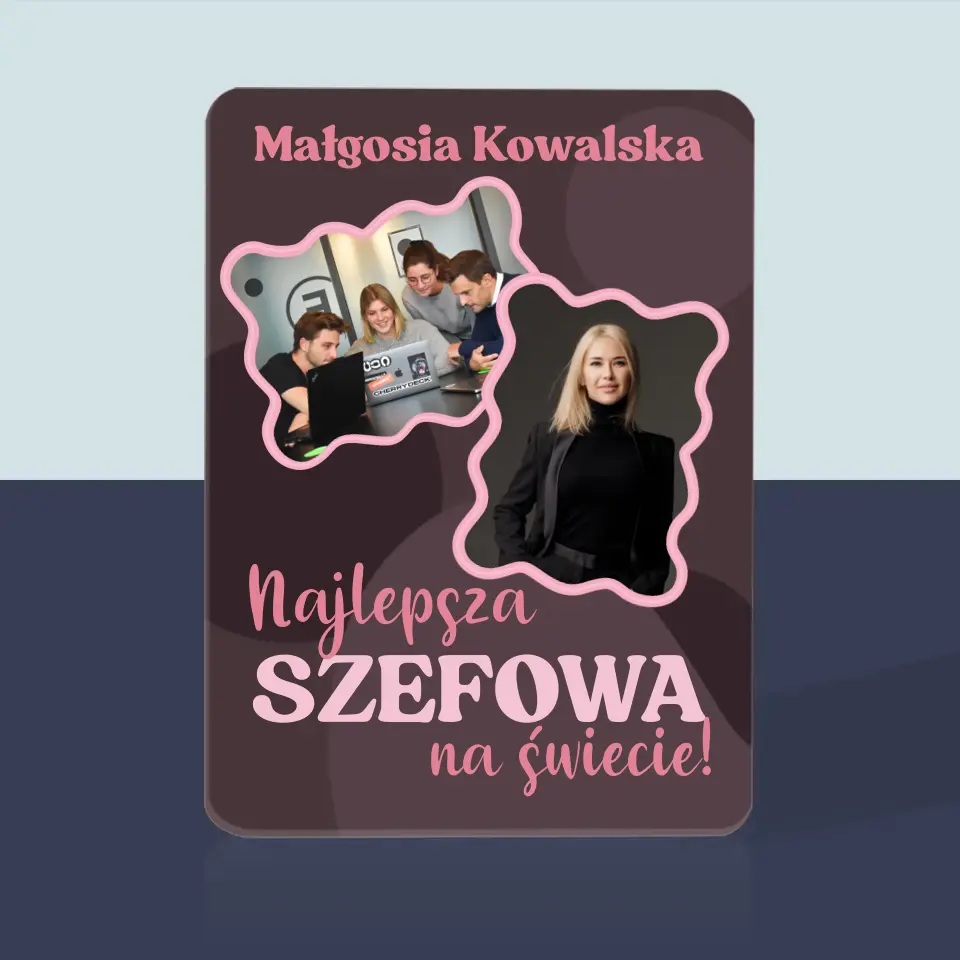 Fotokolaż: Najlepsza Szefowa - Karty Do Gry - Image 5