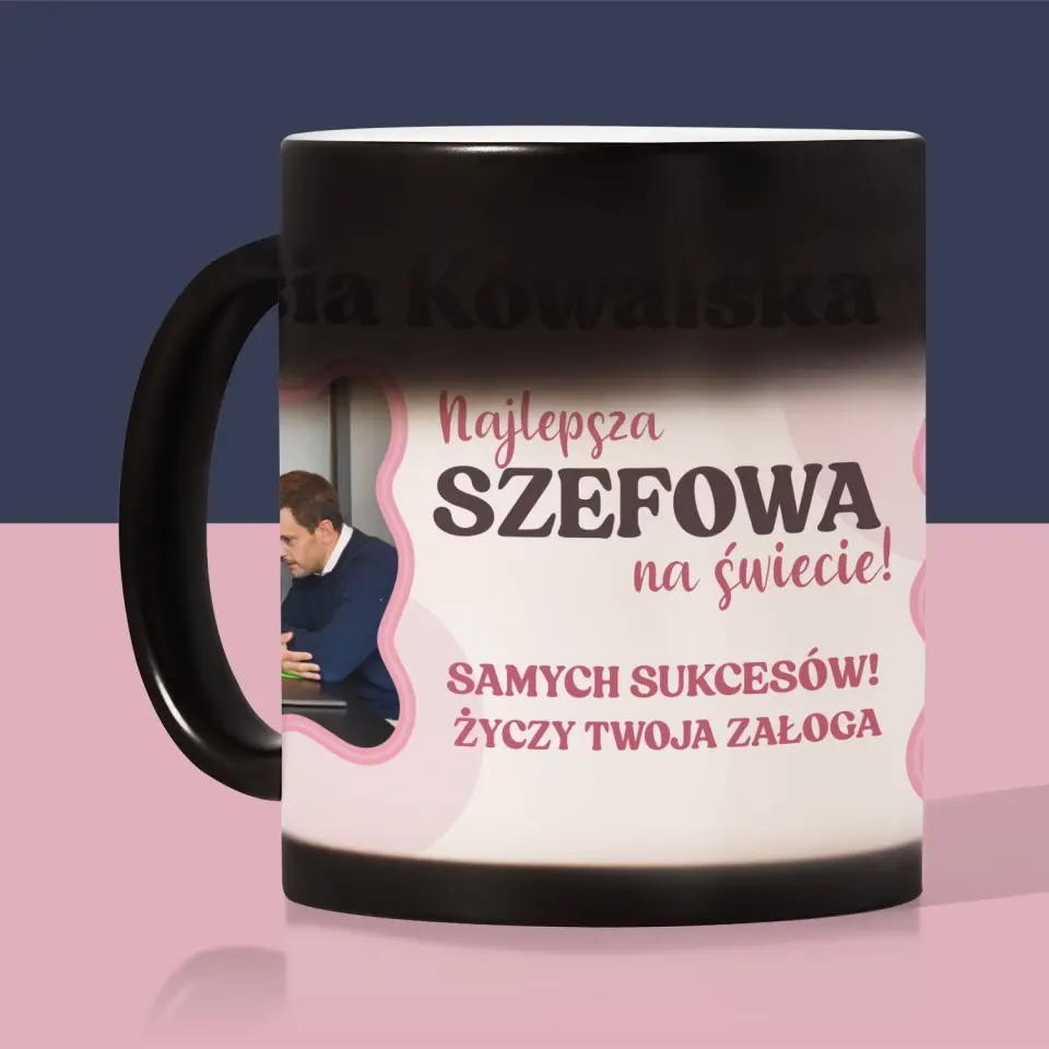 Fotokolaż: Najlepsza Szefowa - Kubek z Nadrukiem - Image 8
