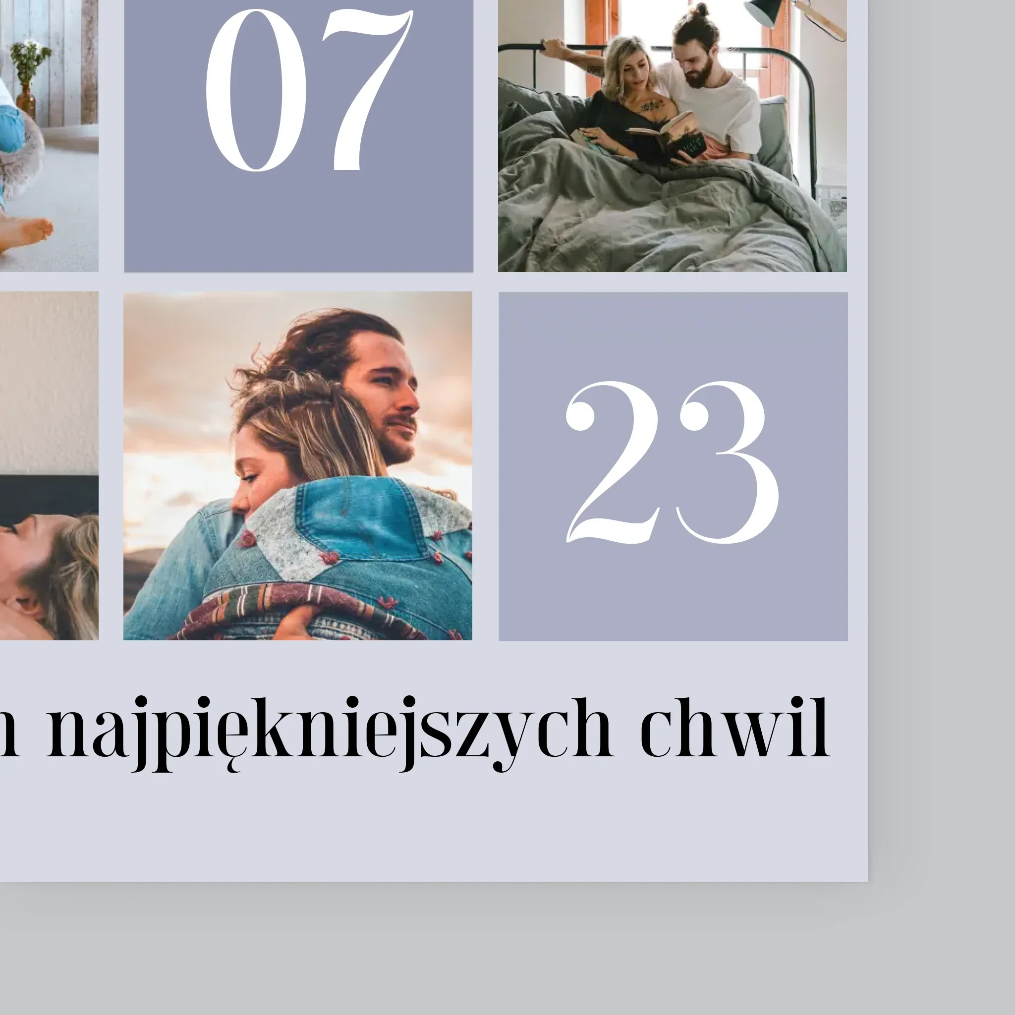 Fotokolaż: Najlepsze Chwile - Wydruk Obramowany - Image 4