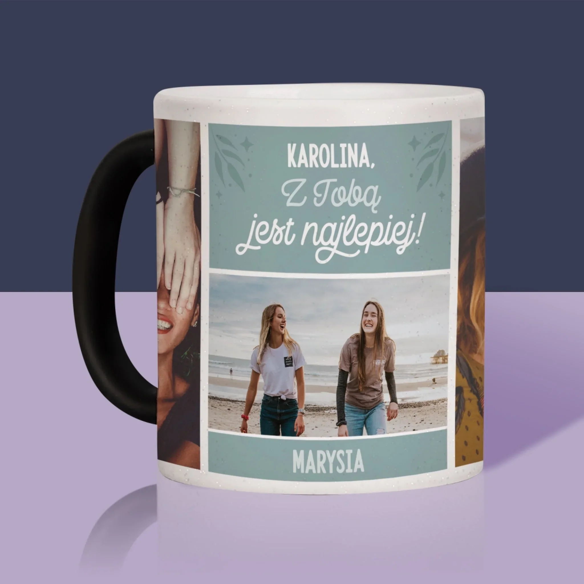 Fotokolaż: Najlepsze Przyjaciółki - Kubek z Nadrukiem - Image 12