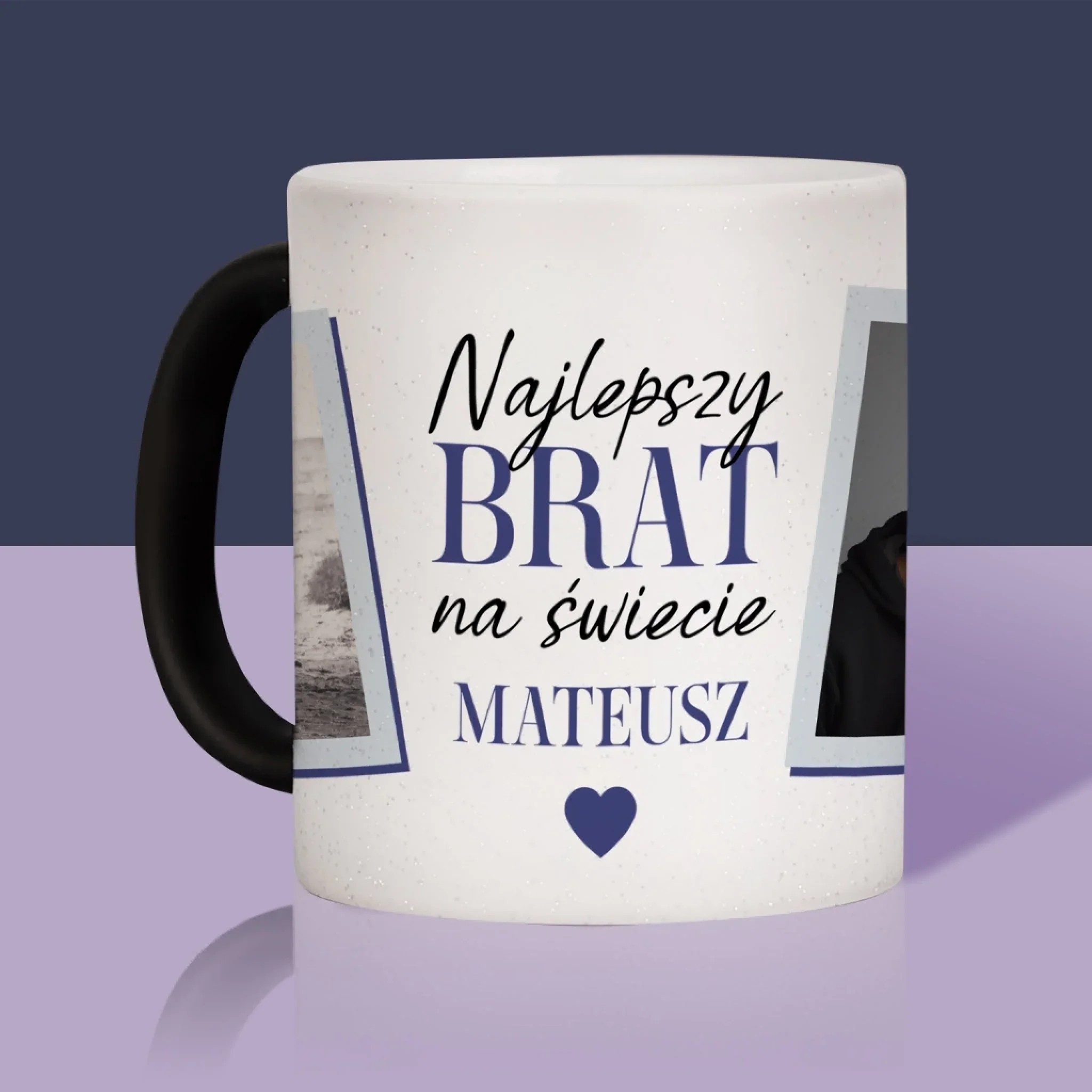 Fotokolaż: Najlepszy Brat Na Świecie - Kubek z Nadrukiem - Image 12