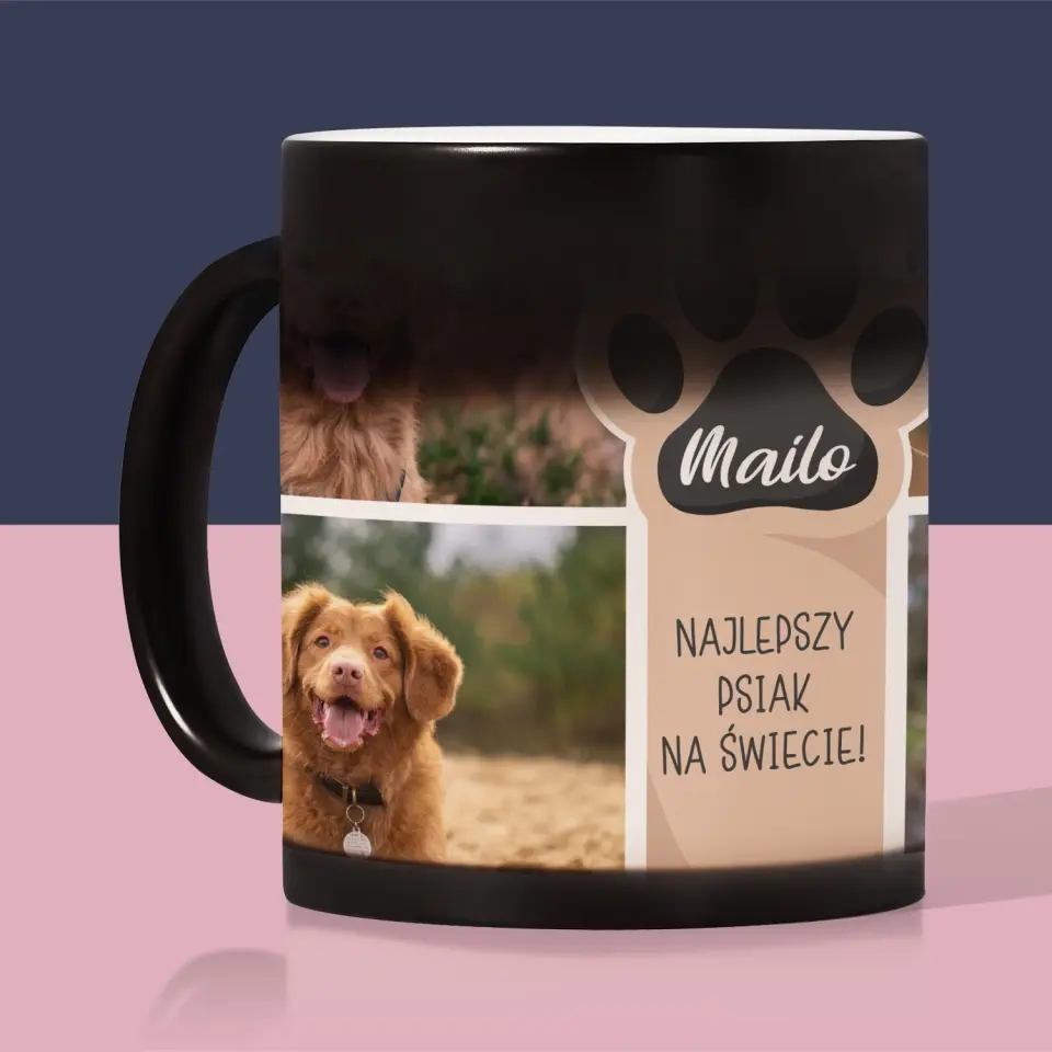 Fotokolaż: Najlepszy Pies - Kubek z Nadrukiem - Image 8