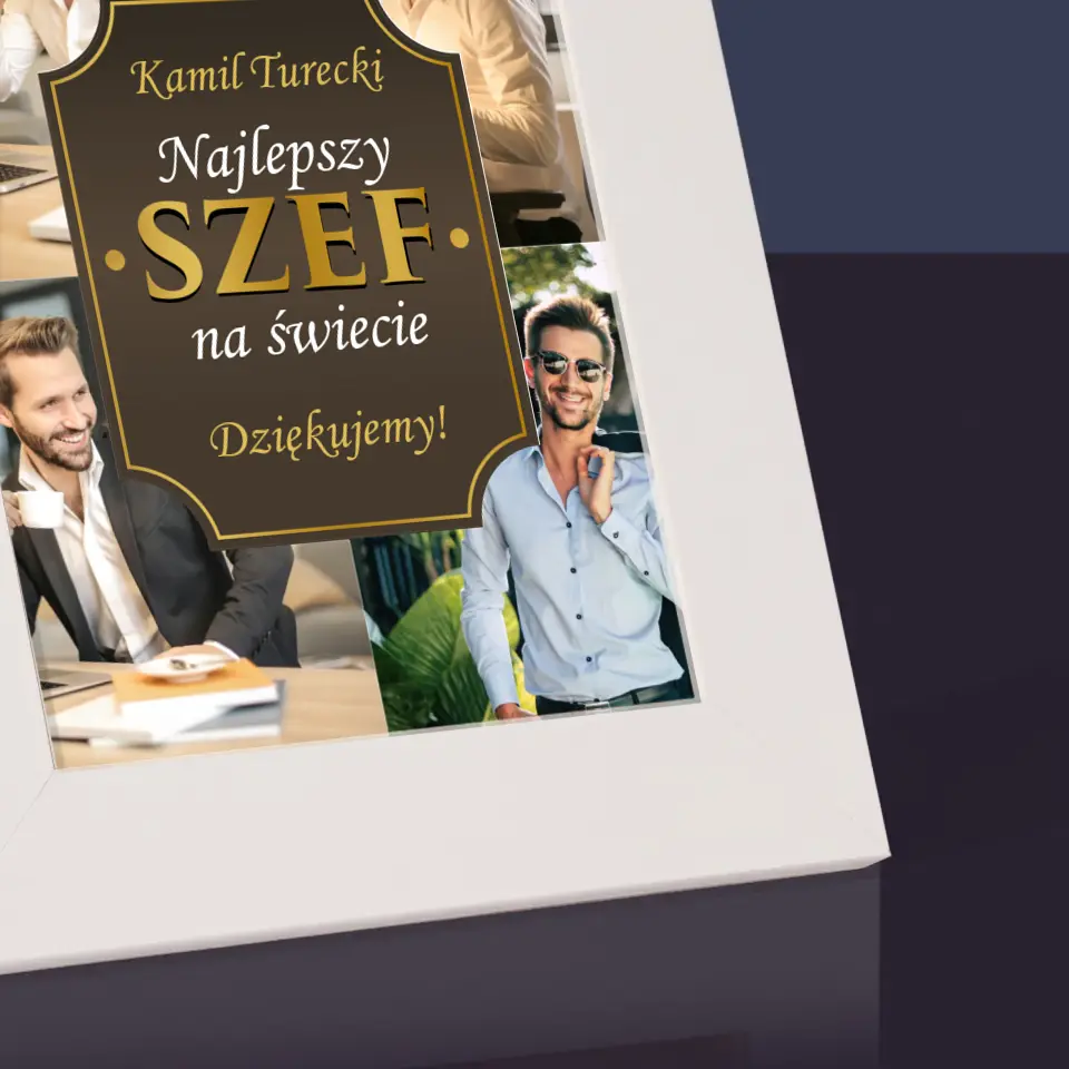 Fotokolaż: Najlepszy Szef Na Świecie - Ramka Na Zdjęcie - Image 3