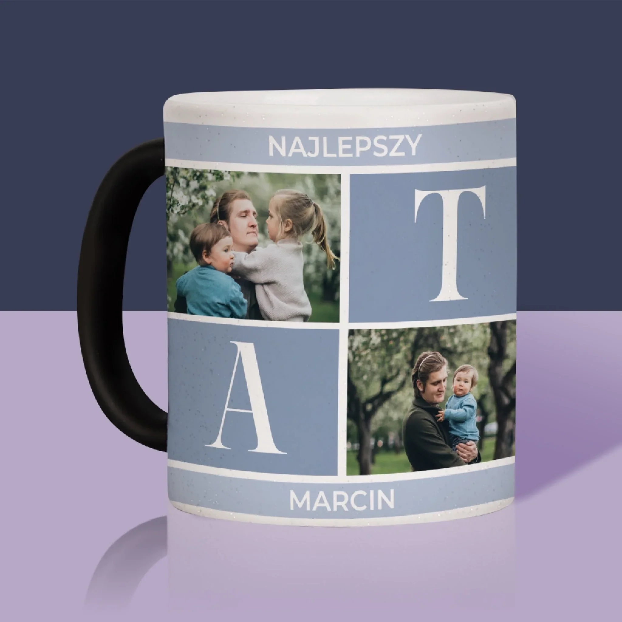 Fotokolaż: Najlepszy Tata - Kubek z Nadrukiem - Image 12