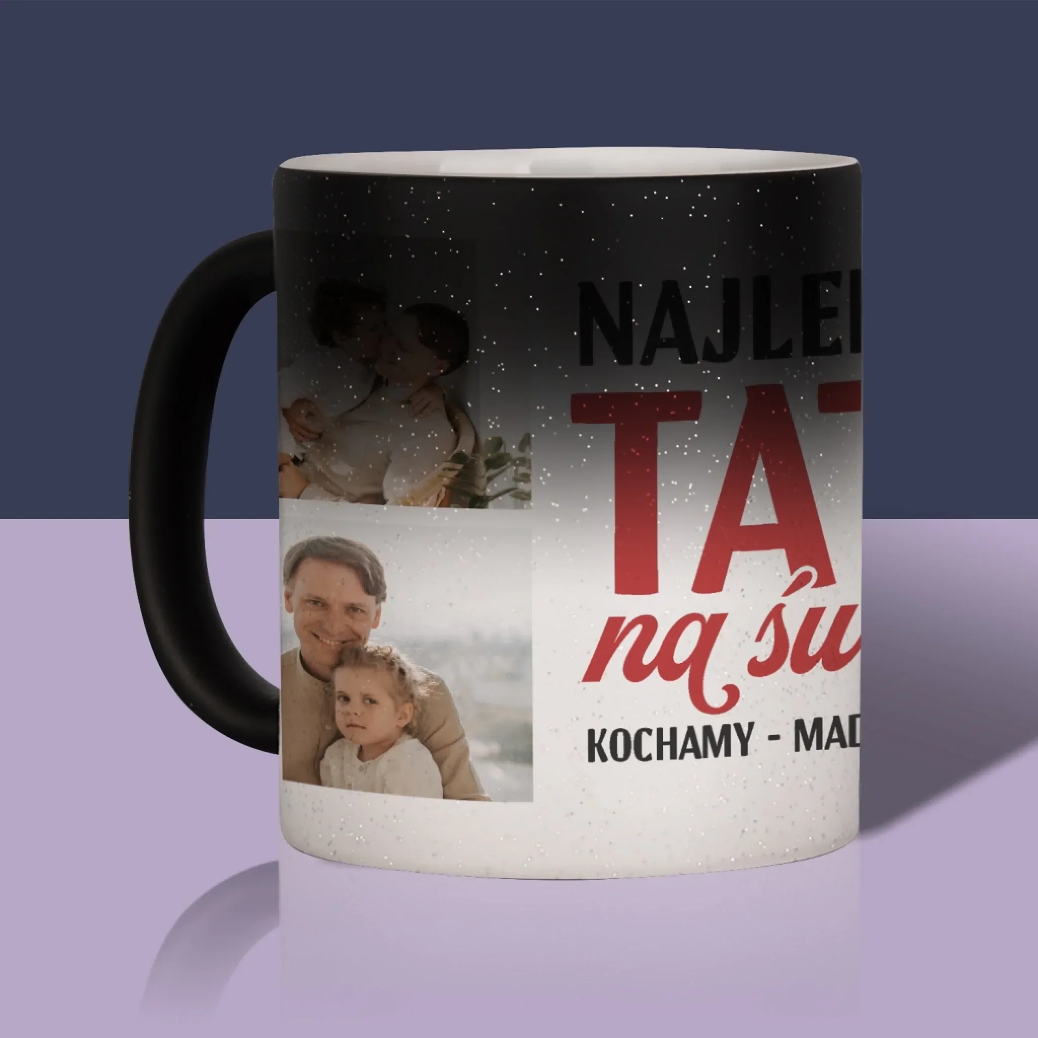 Fotokolaż: Najlepszy Tata Na Całym Świecie - Kubek z Nadrukiem - Image 11