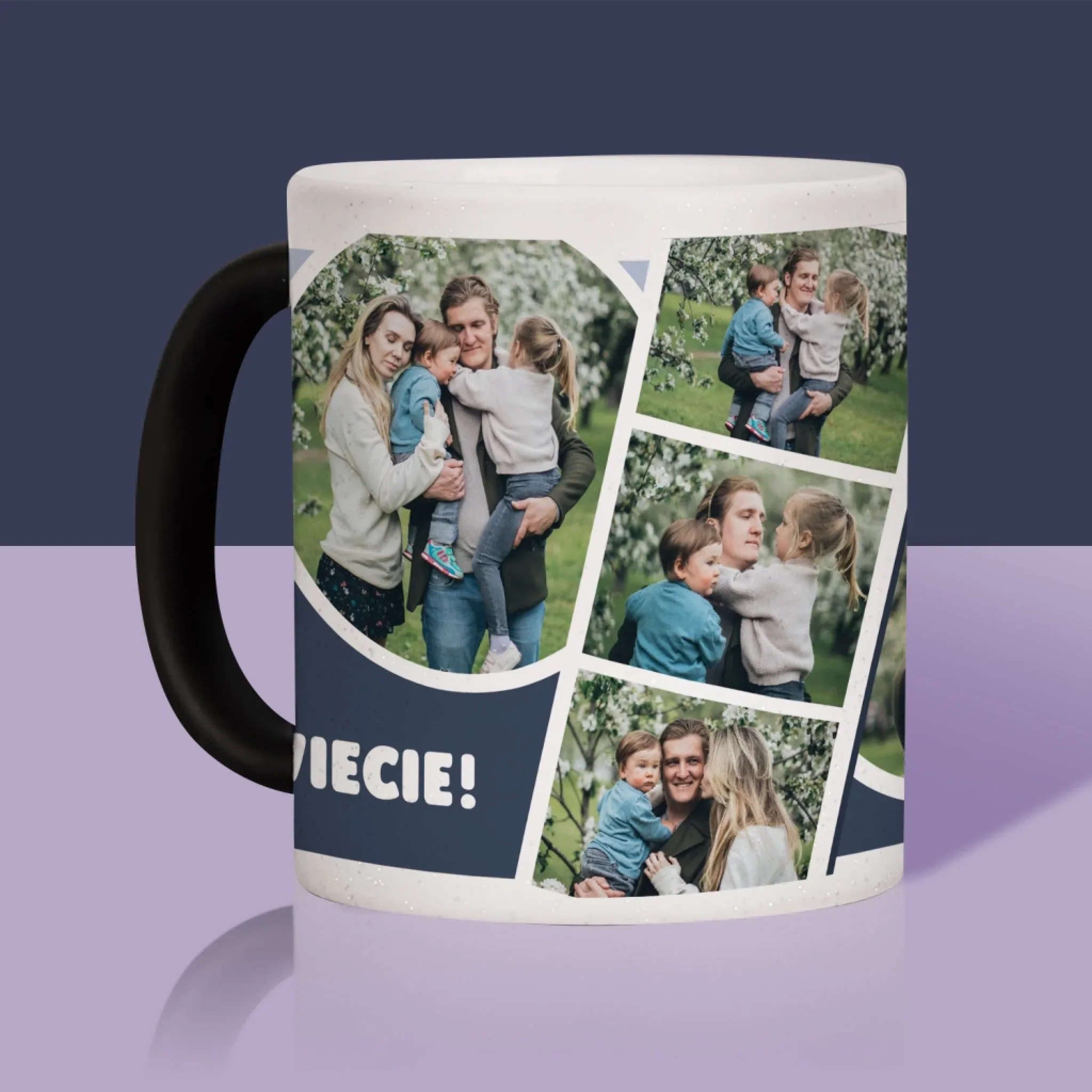 Fotokolaż: Najlepszy Tata Na Świecie - Kubek z Nadrukiem - Image 12