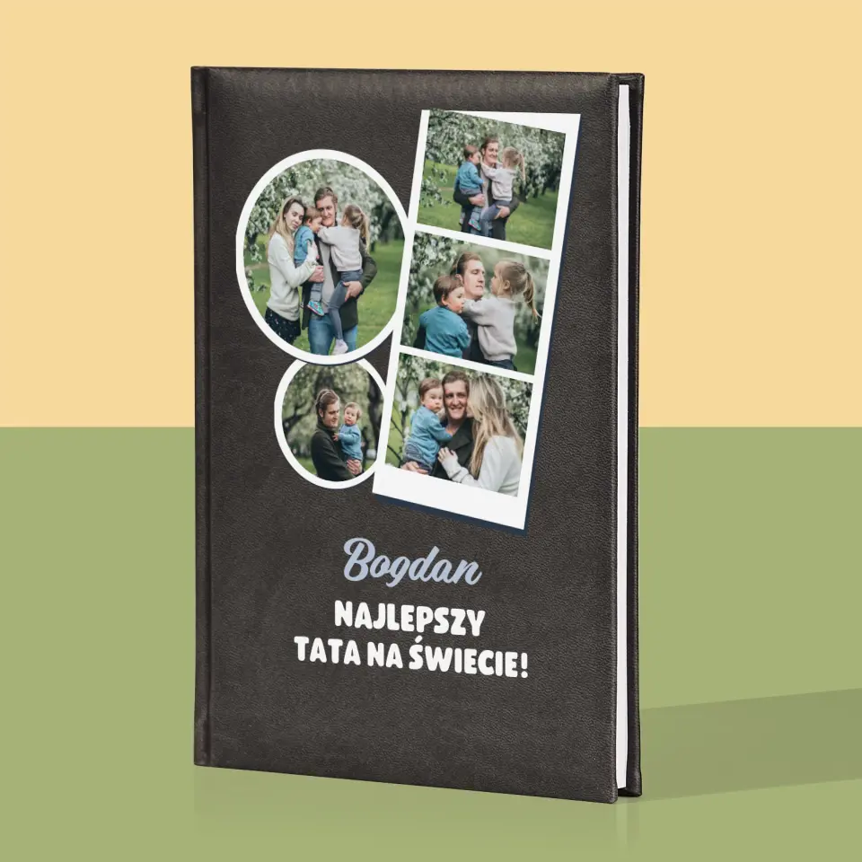 Fotokolaż: Najlepszy Tata Na Świecie - Notes Książkowy z Nadrukiem - Image 6