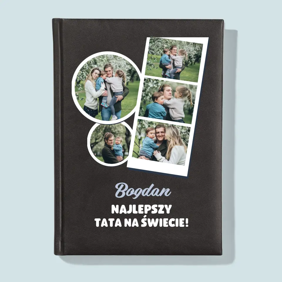 Fotokolaż: Najlepszy Tata Na Świecie - Planer Książkowy z Nadrukiem - Image 2