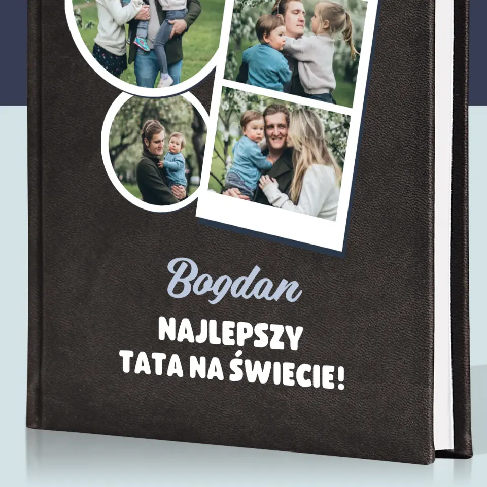 Fotokolaż: Najlepszy Tata Na Świecie - Planer Książkowy z Nadrukiem - Image 5