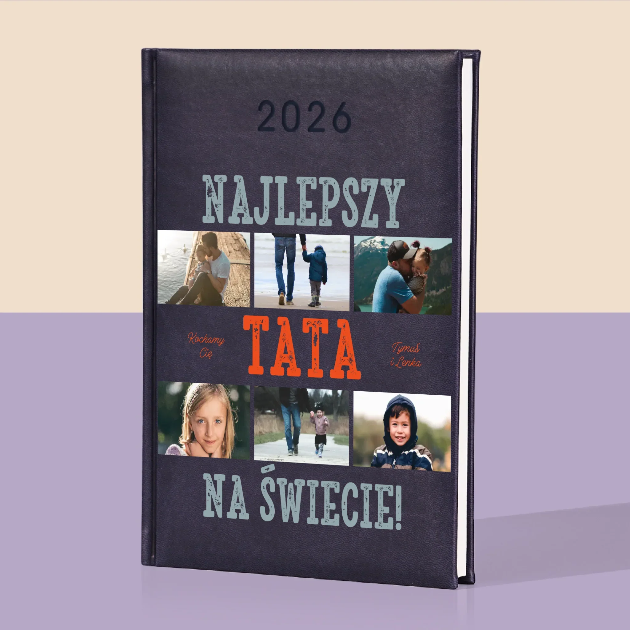 Fotokolaż: Najlepszy Tata Na Świecie Zdjęcia - Kalendarz Książkowy