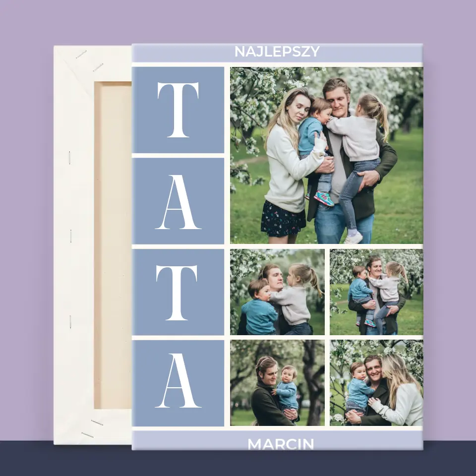 Fotokolaż: Najlepszy Tata - Wydruk Obramowany - Image 13