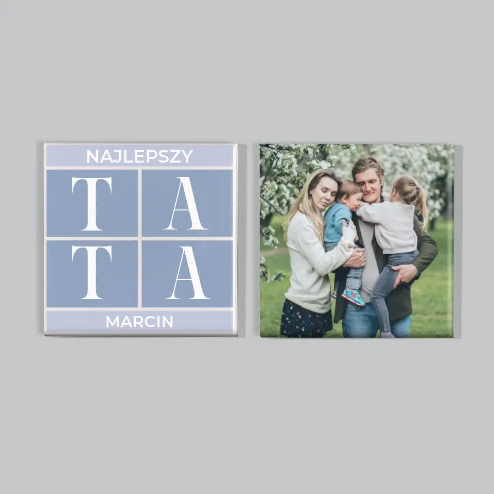 Fotokolaż: Najlepszy Tata - Zestaw Magnesów - Image 4