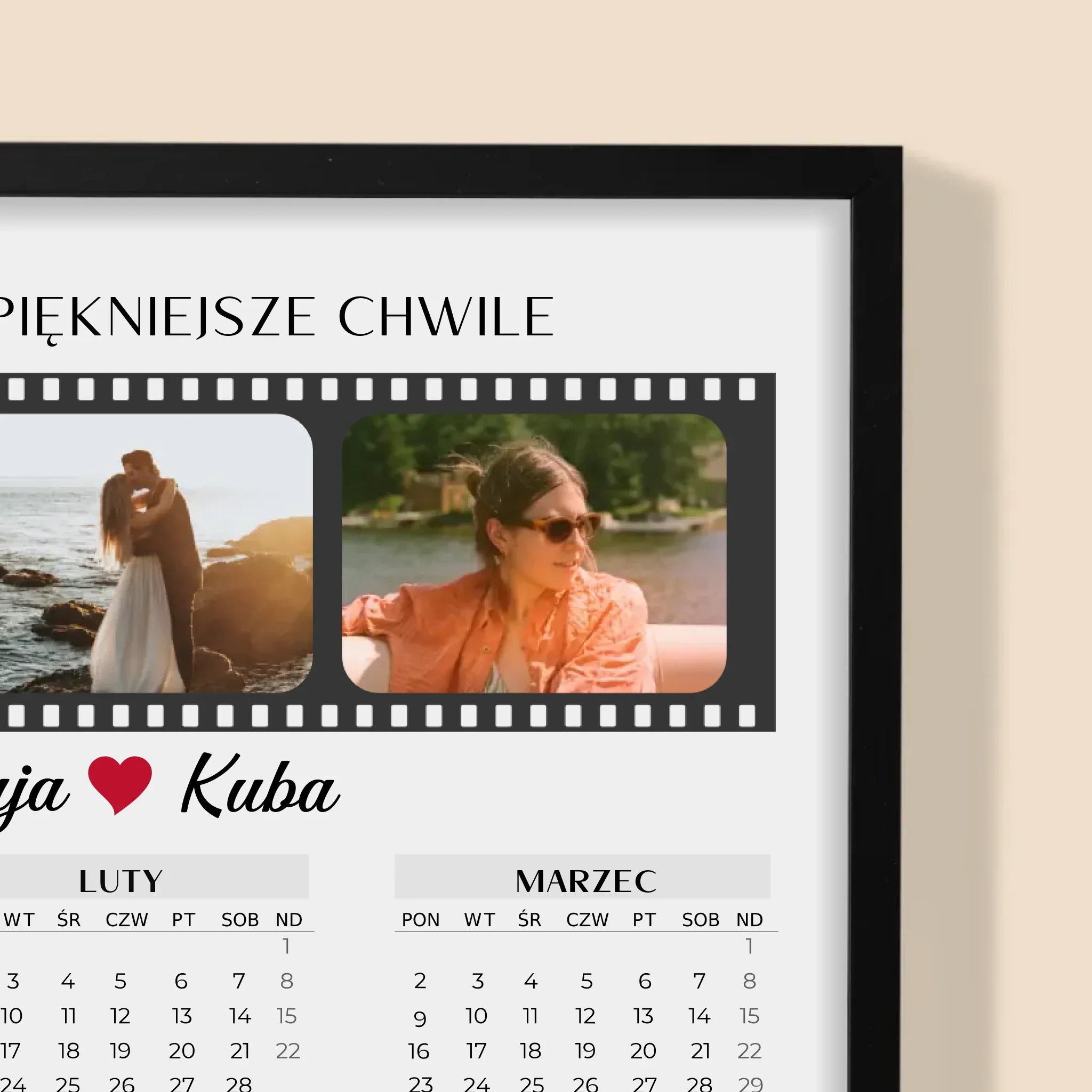 Fotokolaż: Najpiękniejsze Chwile Klisza - Kalendarz w Ramce - Image 2