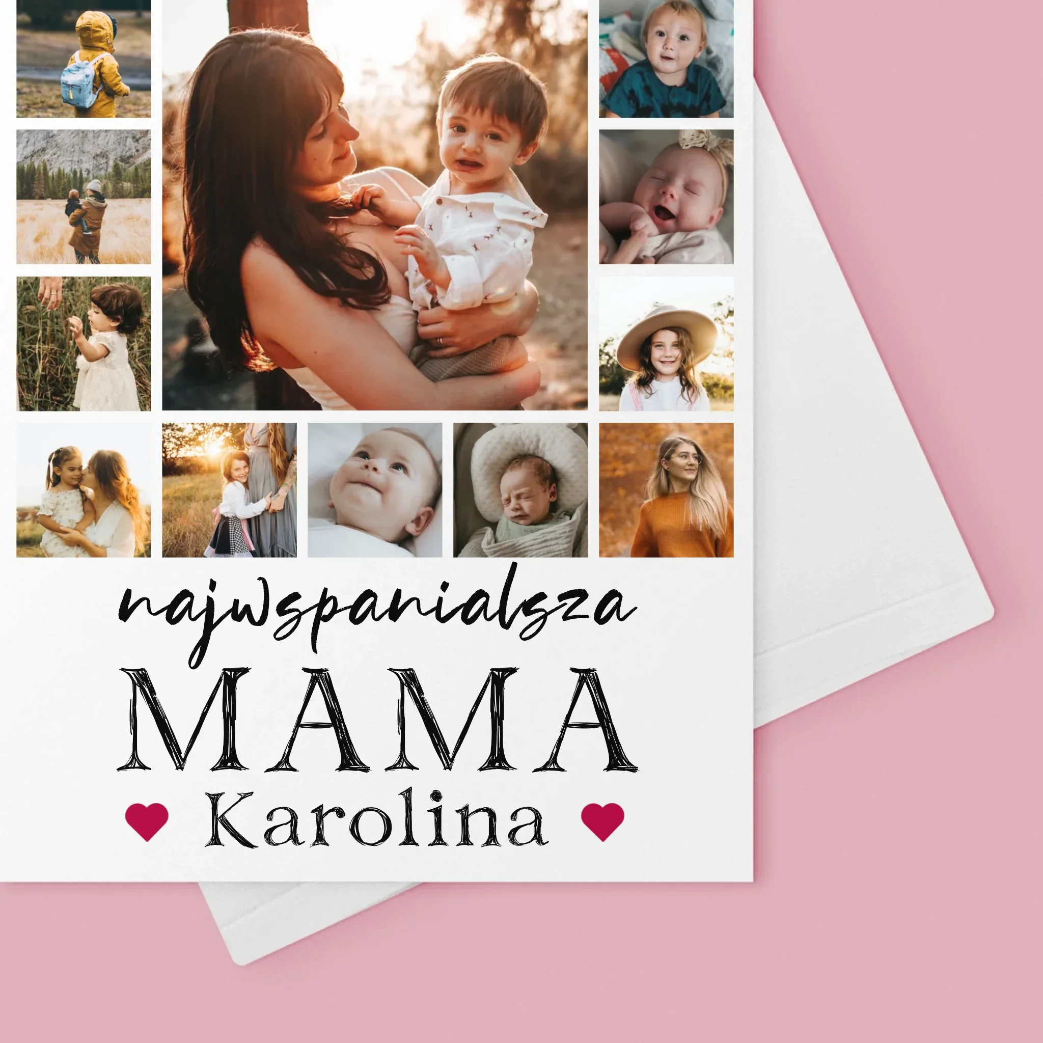 Fotokolaż: Najwspanialsza Mama - Kartka z Życzeniami - Image 4