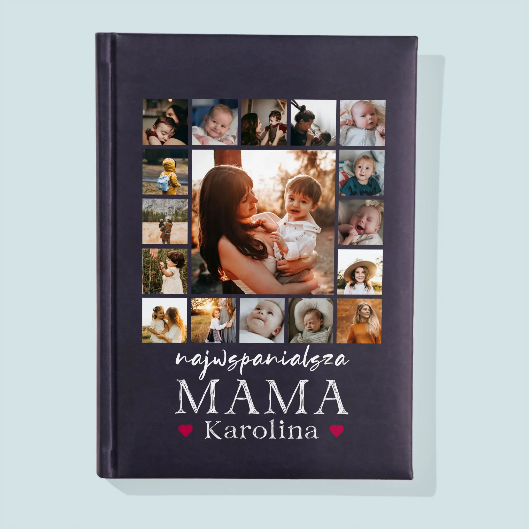 Fotokolaż: Najwspanialsza Mama - Notes Książkowy z Nadrukiem - Image 2