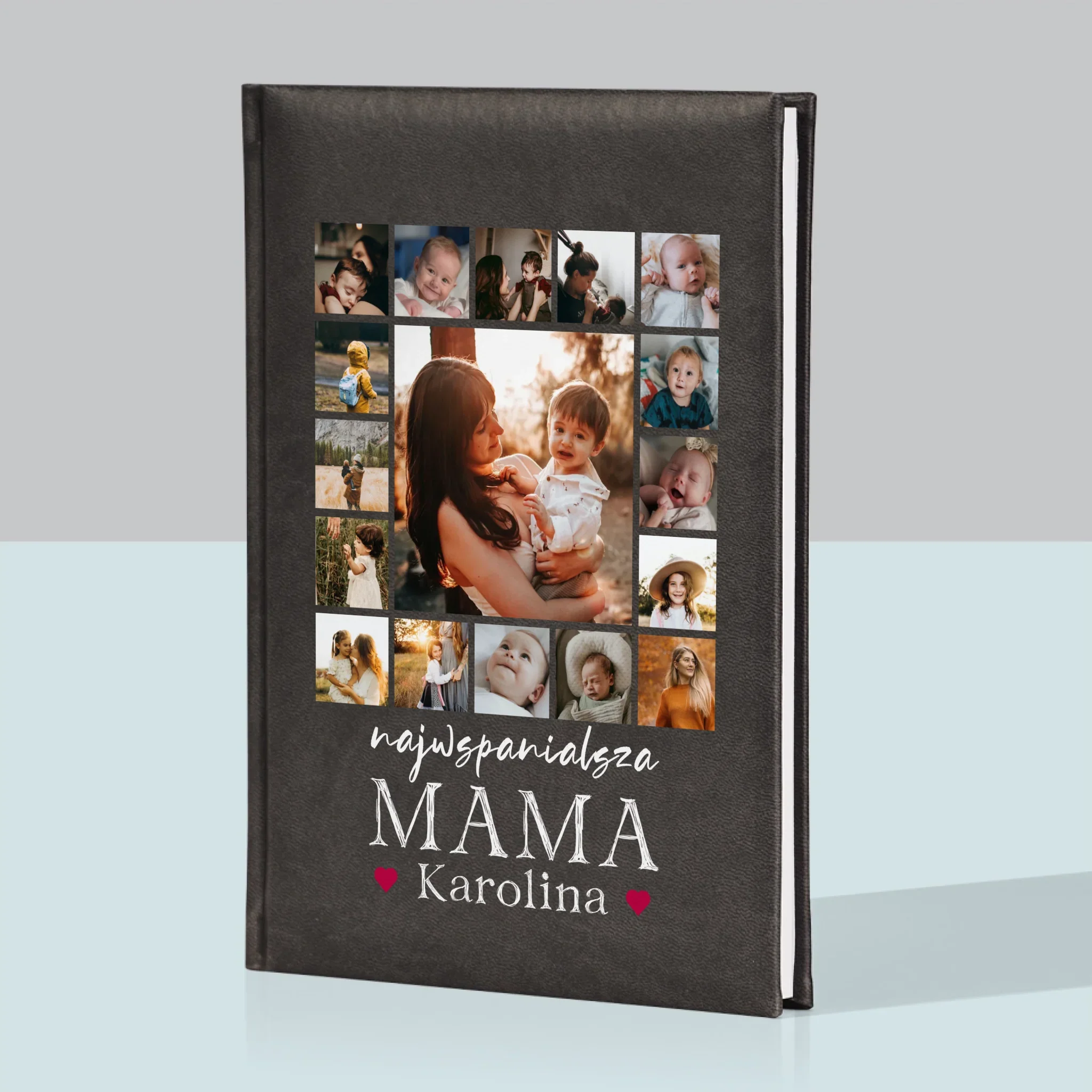Fotokolaż: Najwspanialsza Mama - Notes Książkowy z Nadrukiem - Image 6