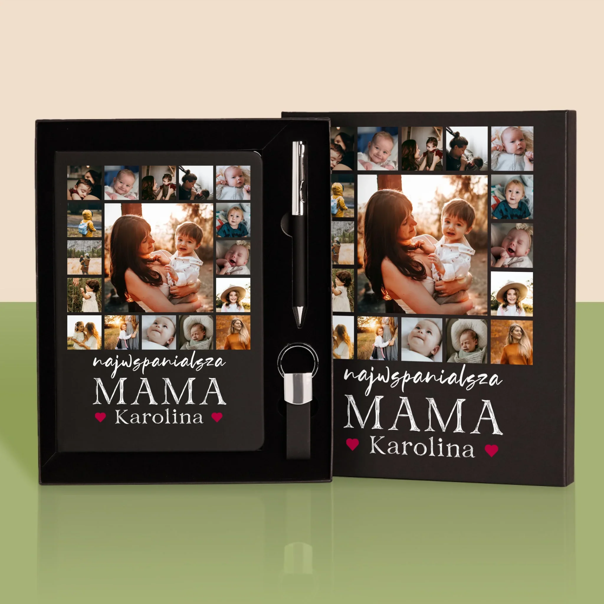 Fotokolaż: Najwspanialsza Mama - Zestaw z Notatnikiem - Image 3