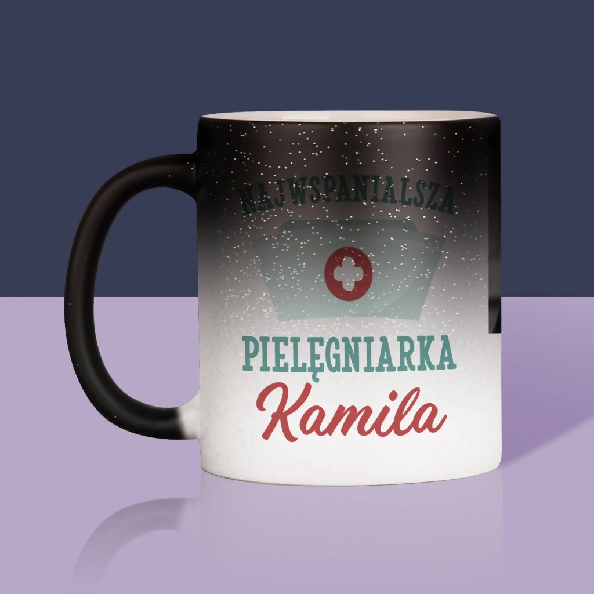 Fotokolaż: Najwspanialsza Pielęgniarka - Kubek z Nadrukiem - Image 11