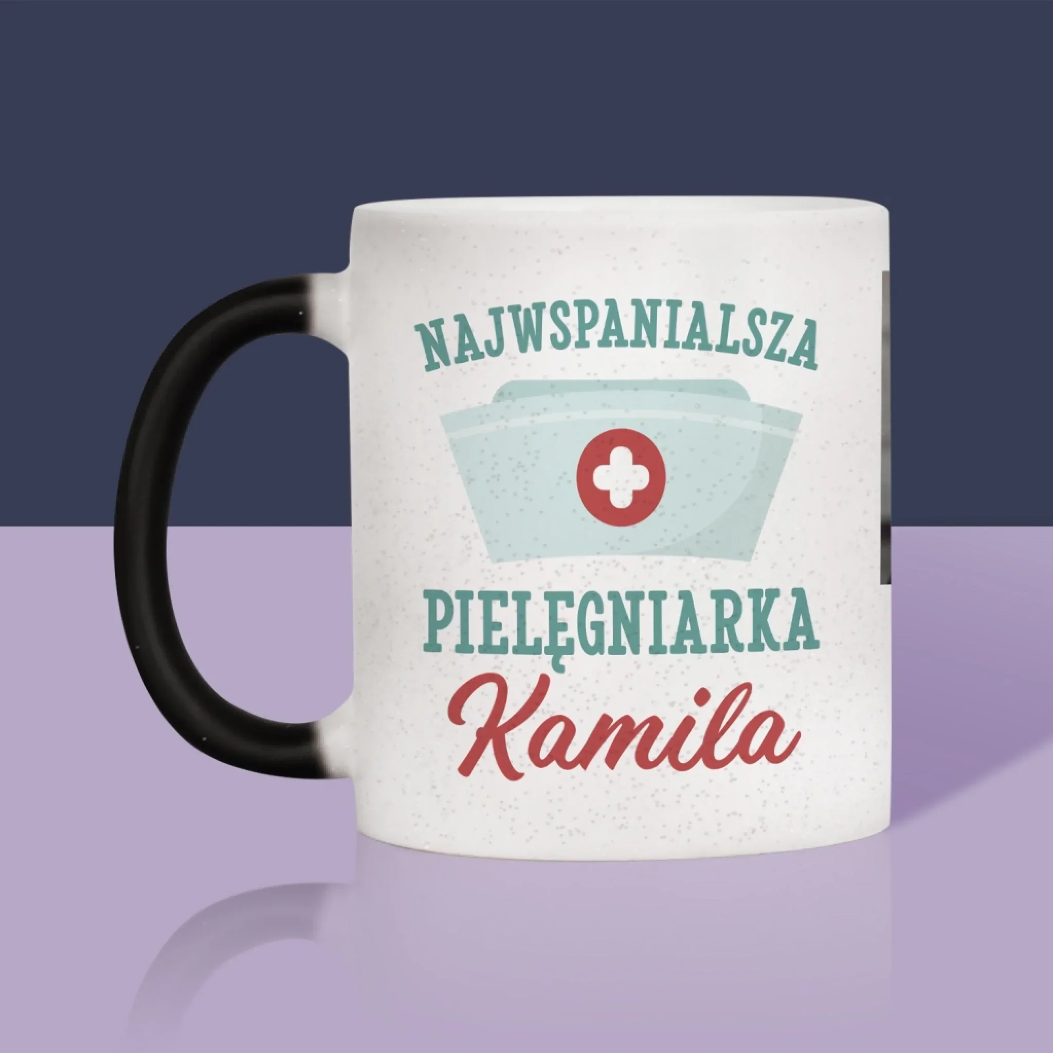 Fotokolaż: Najwspanialsza Pielęgniarka - Kubek z Nadrukiem - Image 12