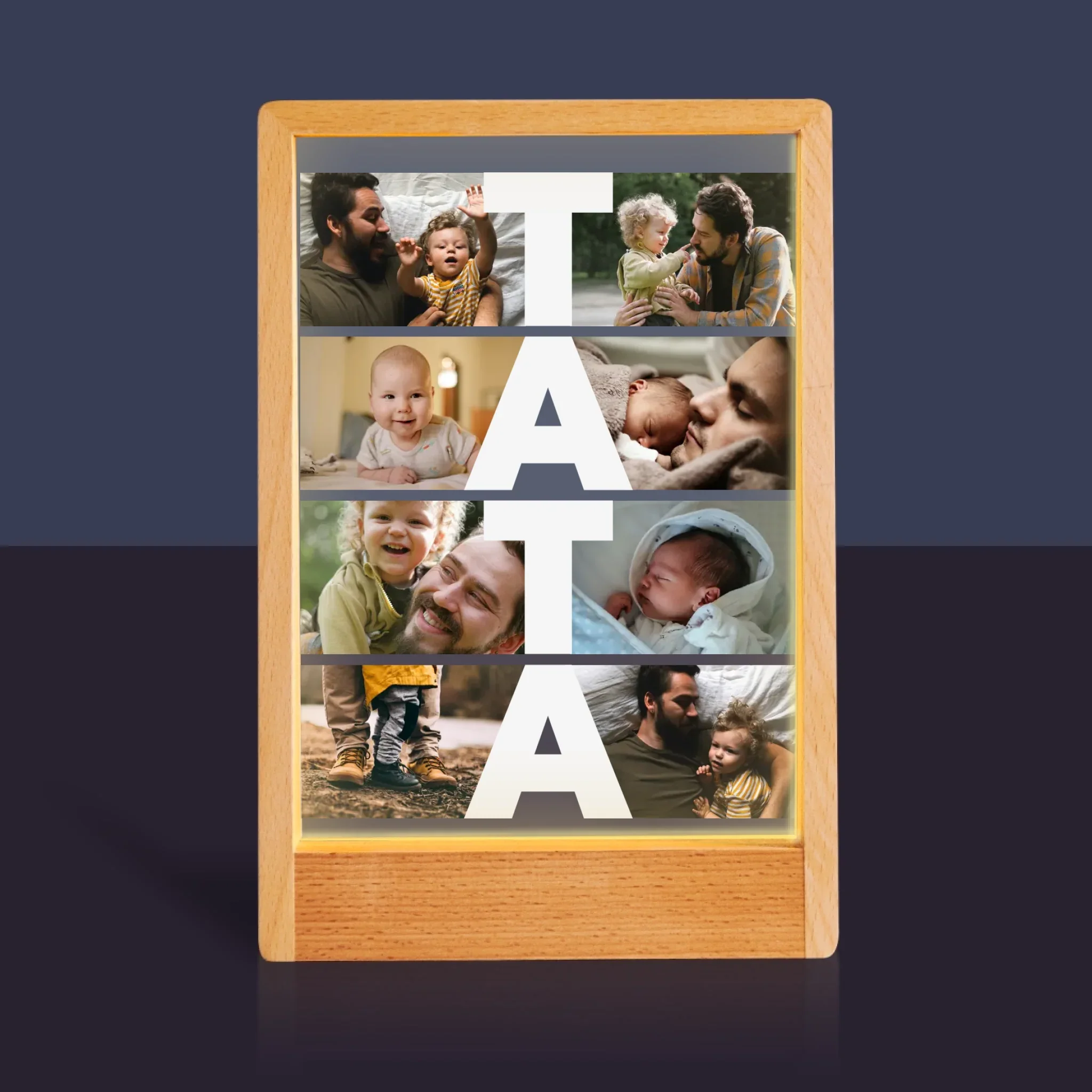 Fotokolaż: Tata - Wydruk Na Szkle Akrylowym - Image 10