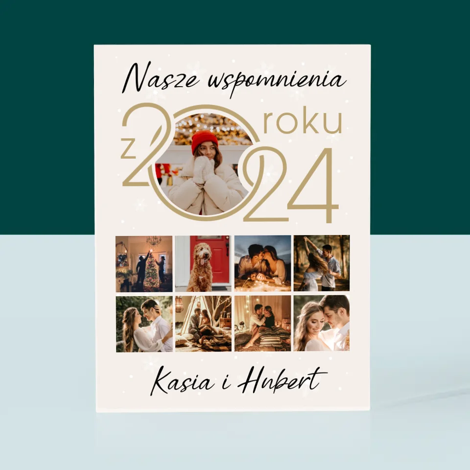 Fotokolaż: Nasze Wspomnienia Z Roku - Blok Akrylowy - Image 3