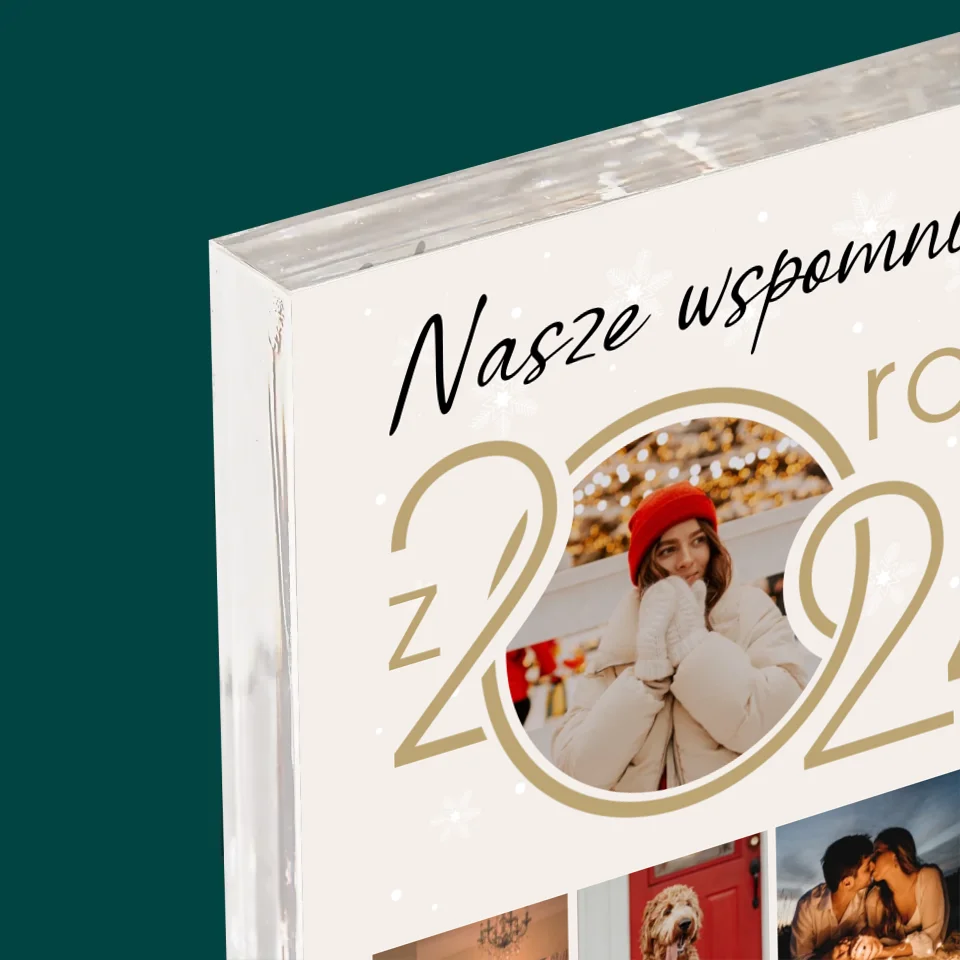 Fotokolaż: Nasze Wspomnienia Z Roku - Blok Akrylowy - Image 4