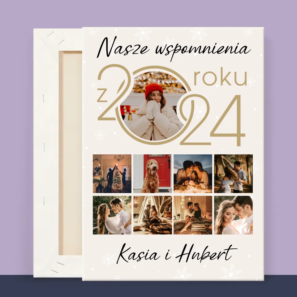 Fotokolaż: Nasze Wspomnienia Z Roku - Wydruk Obramowany - Image 14
