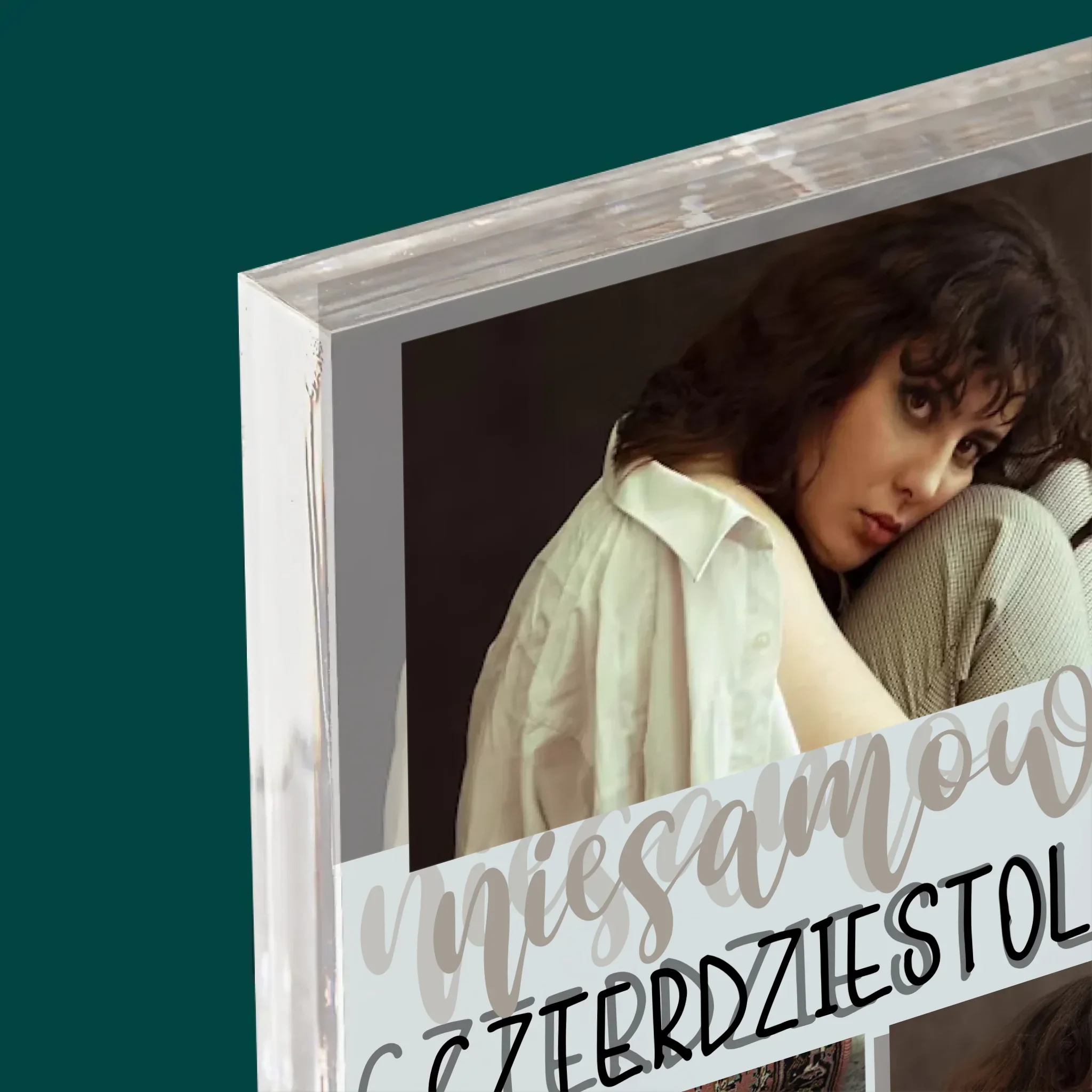 Fotokolaż: Niesamowita Czterdziestolatka - Blok Akrylowy - Image 4