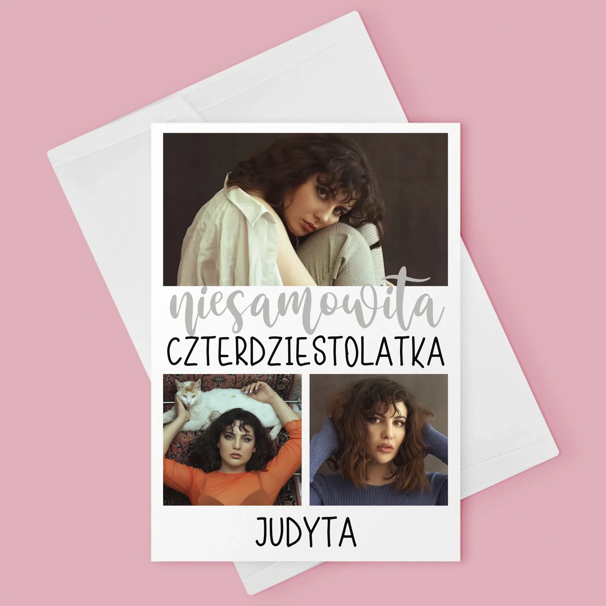Fotokolaż: Niesamowita Czterdziestolatka - Kartka Z Życzeniami - Image 3