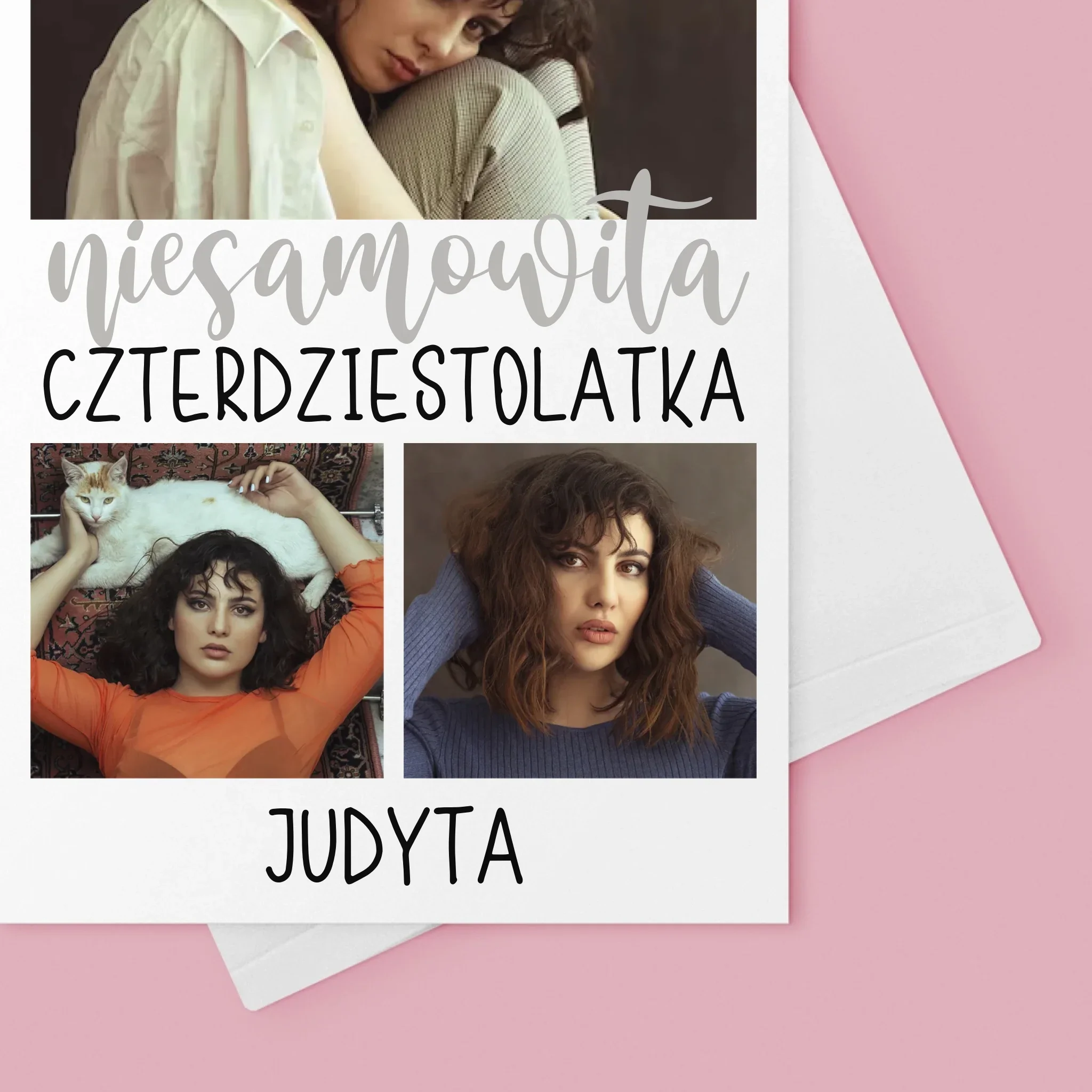 Fotokolaż: Niesamowita Czterdziestolatka - Kartka Z Życzeniami - Image 4