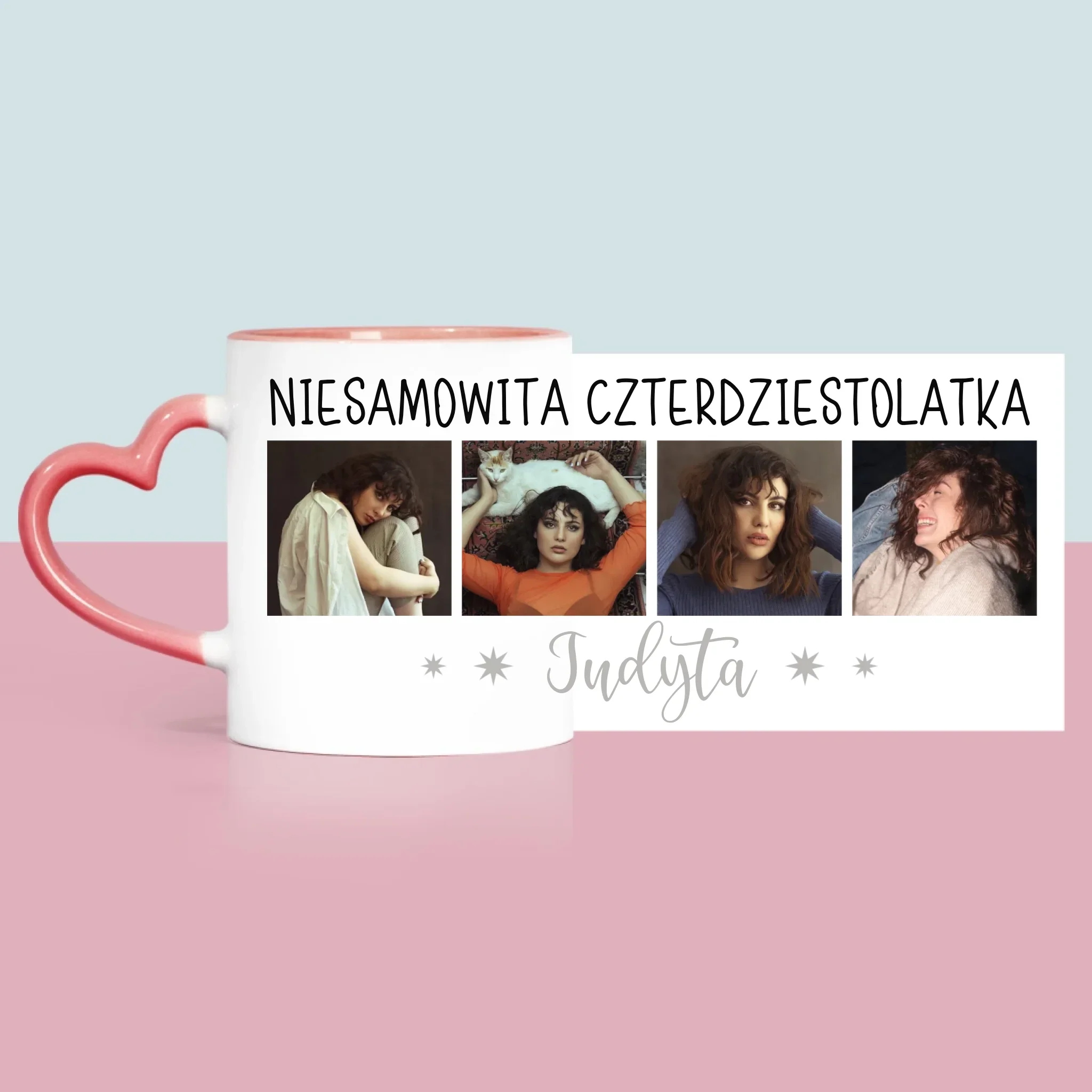 Fotokolaż: Niesamowita Czterdziestolatka - Kubek z Nadrukiem - Image 10
