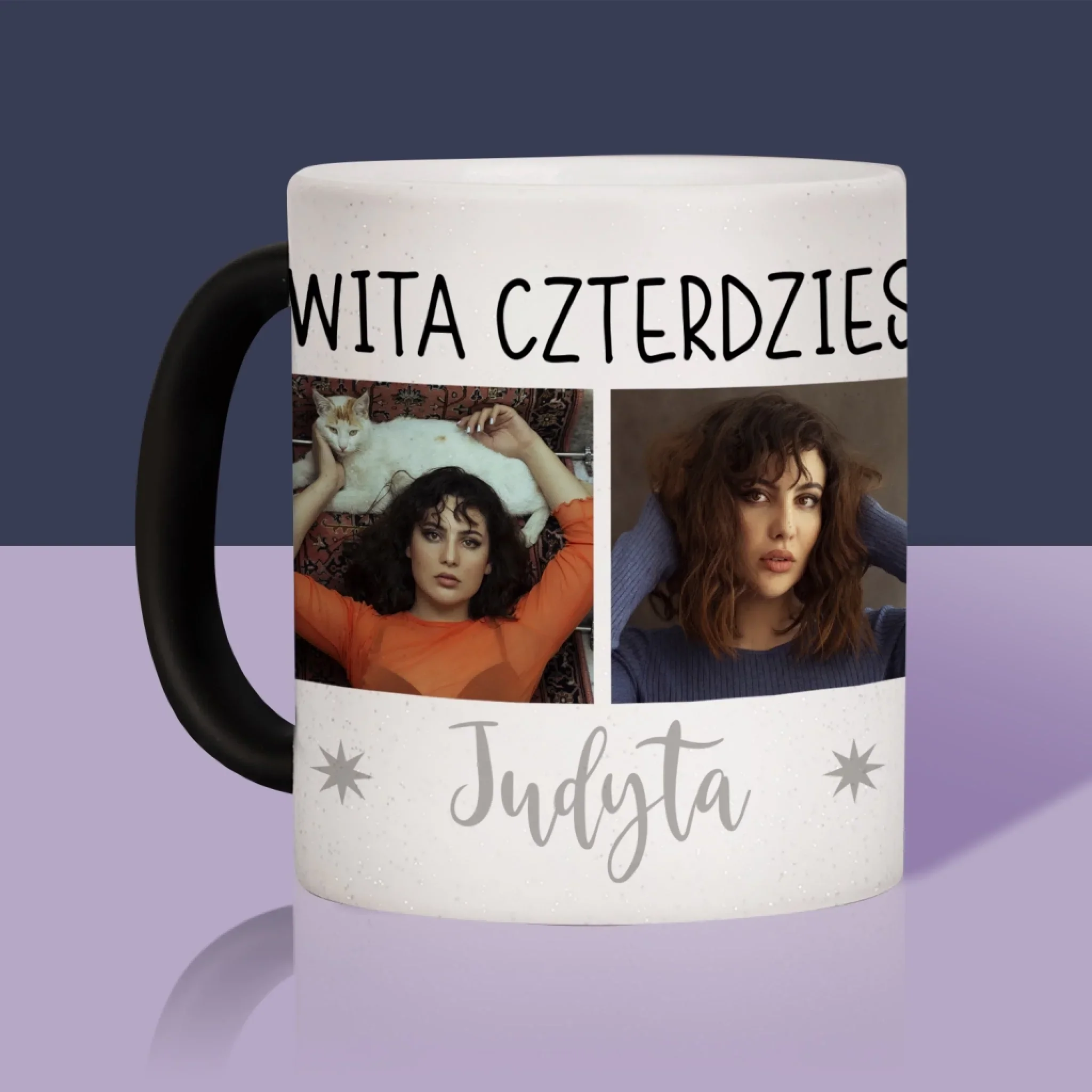 Fotokolaż: Niesamowita Czterdziestolatka - Kubek z Nadrukiem - Image 12