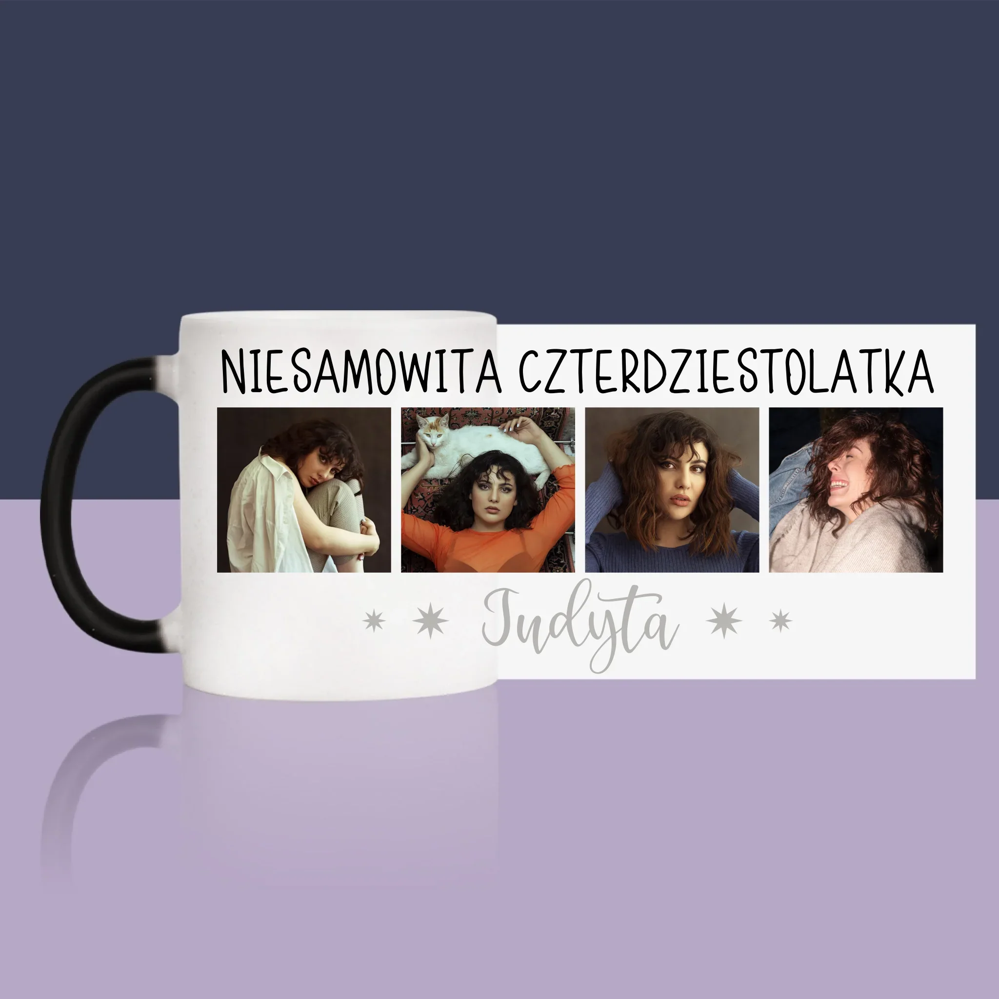 Fotokolaż: Niesamowita Czterdziestolatka - Kubek z Nadrukiem - Image 13