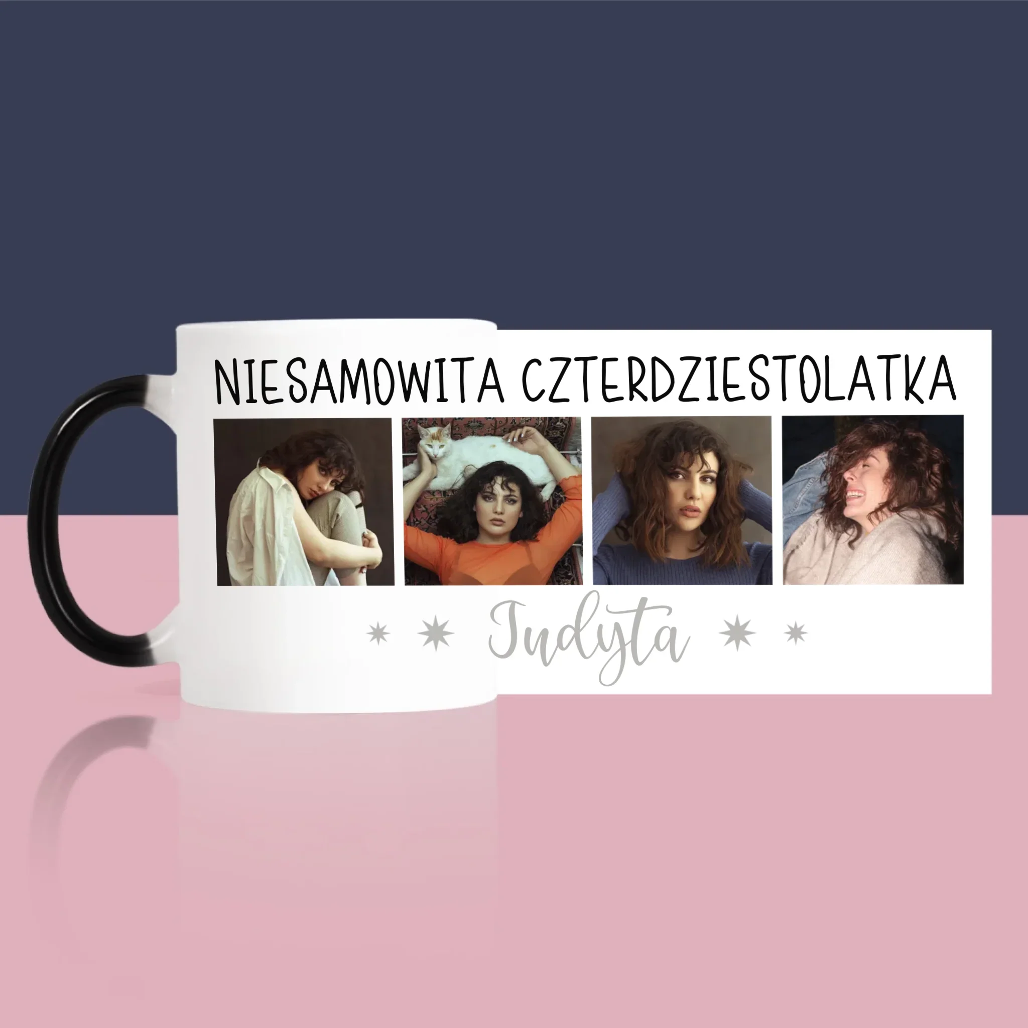 Fotokolaż: Niesamowita Czterdziestolatka - Kubek z Nadrukiem - Image 6