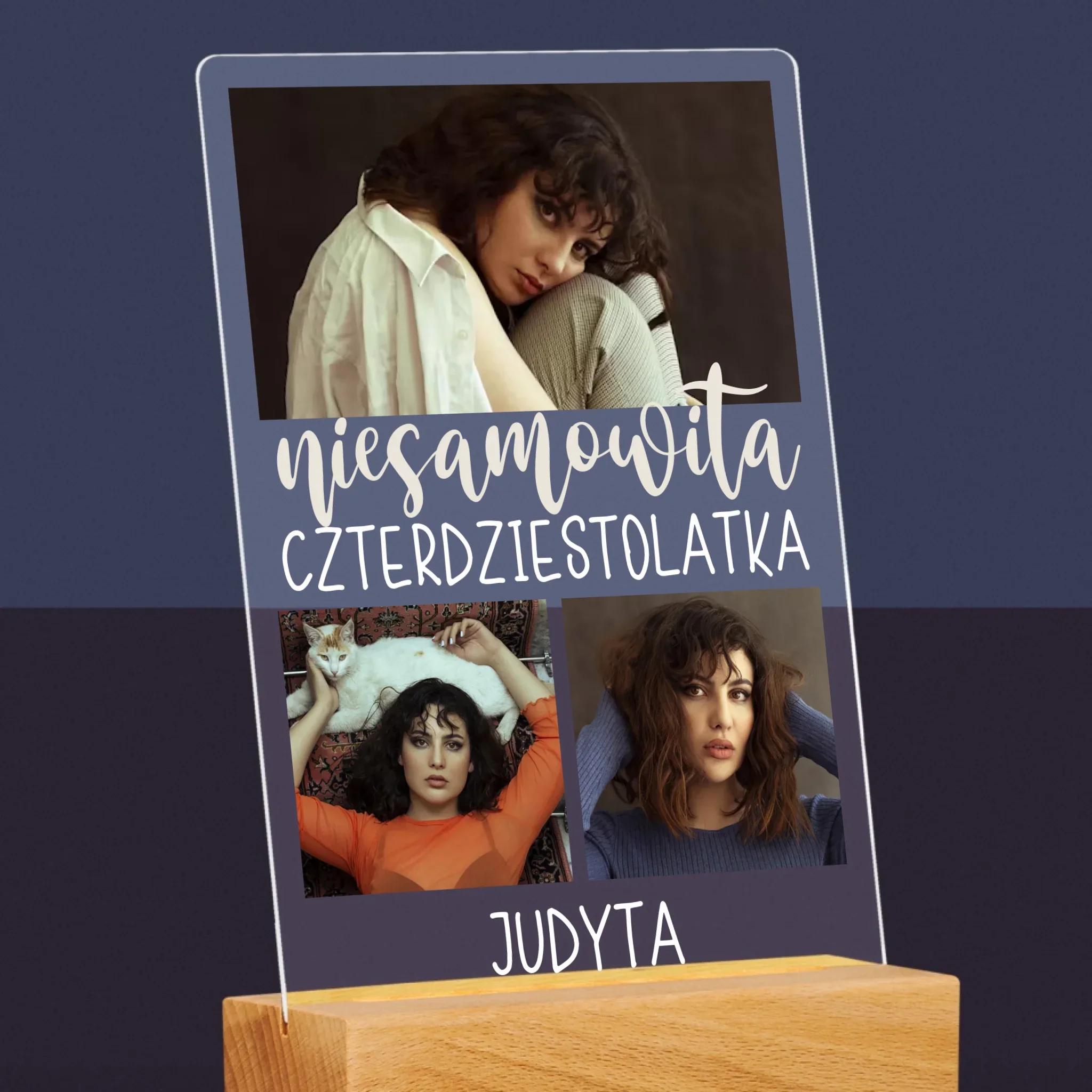 Fotokolaż: Niesamowita Czterdziestolatka - Wydruk Na Szkle Akrylowym - Image 6