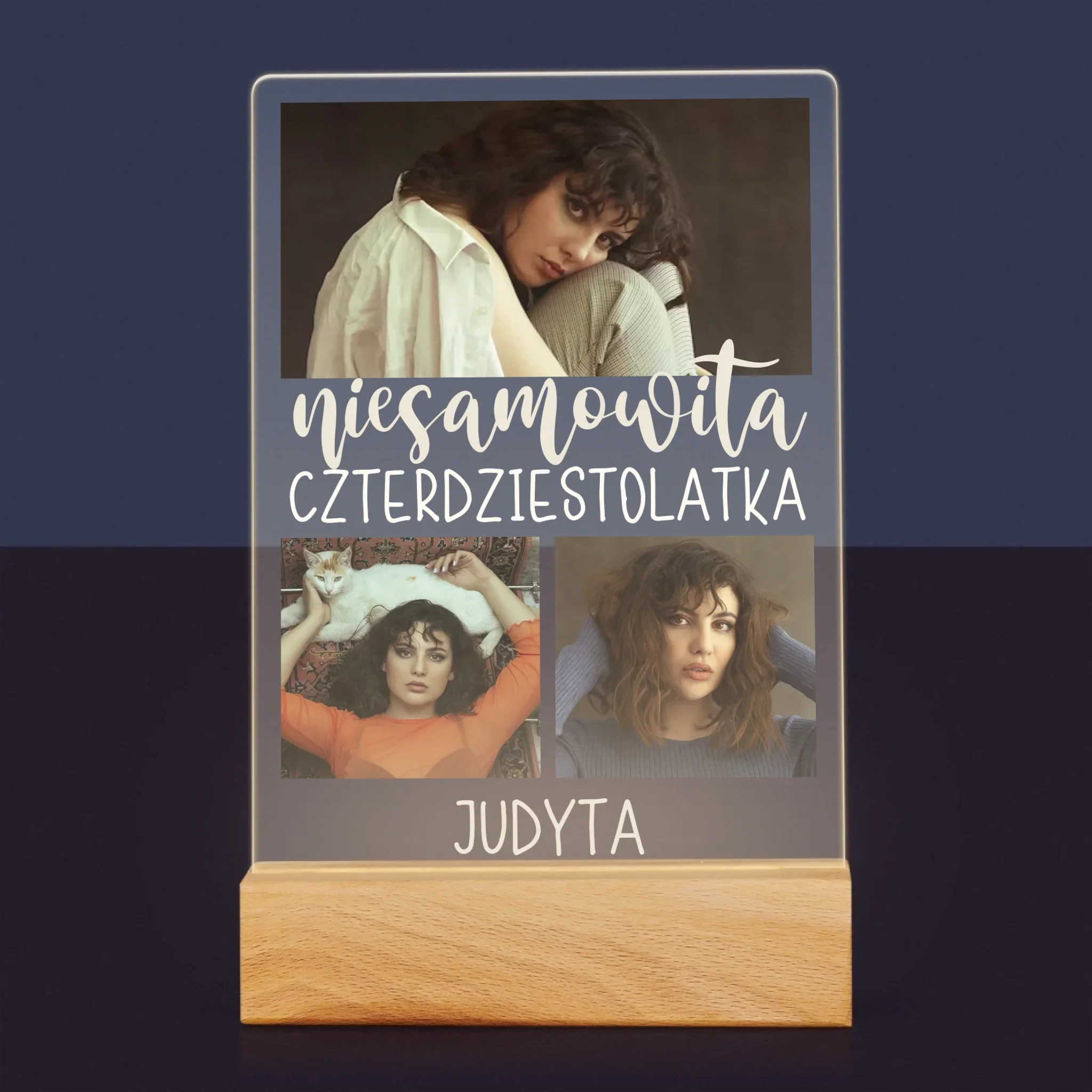 Fotokolaż: Niesamowita Czterdziestolatka - Wydruk Na Szkle Akrylowym - Image 7