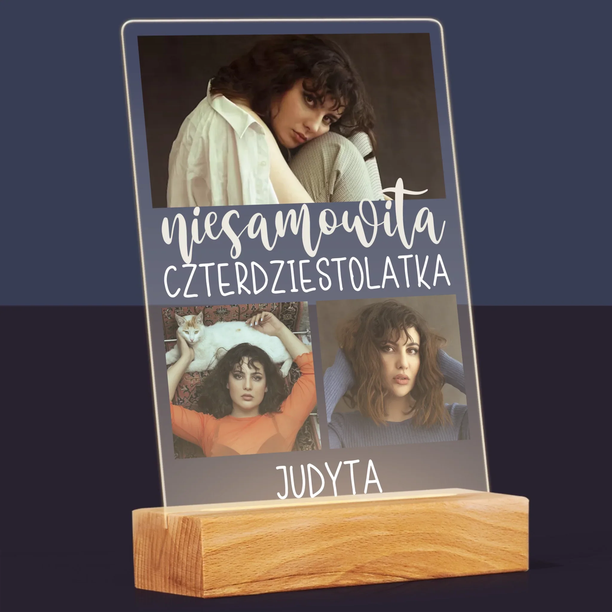 Fotokolaż: Niesamowita Czterdziestolatka - Wydruk Na Szkle Akrylowym - Image 8