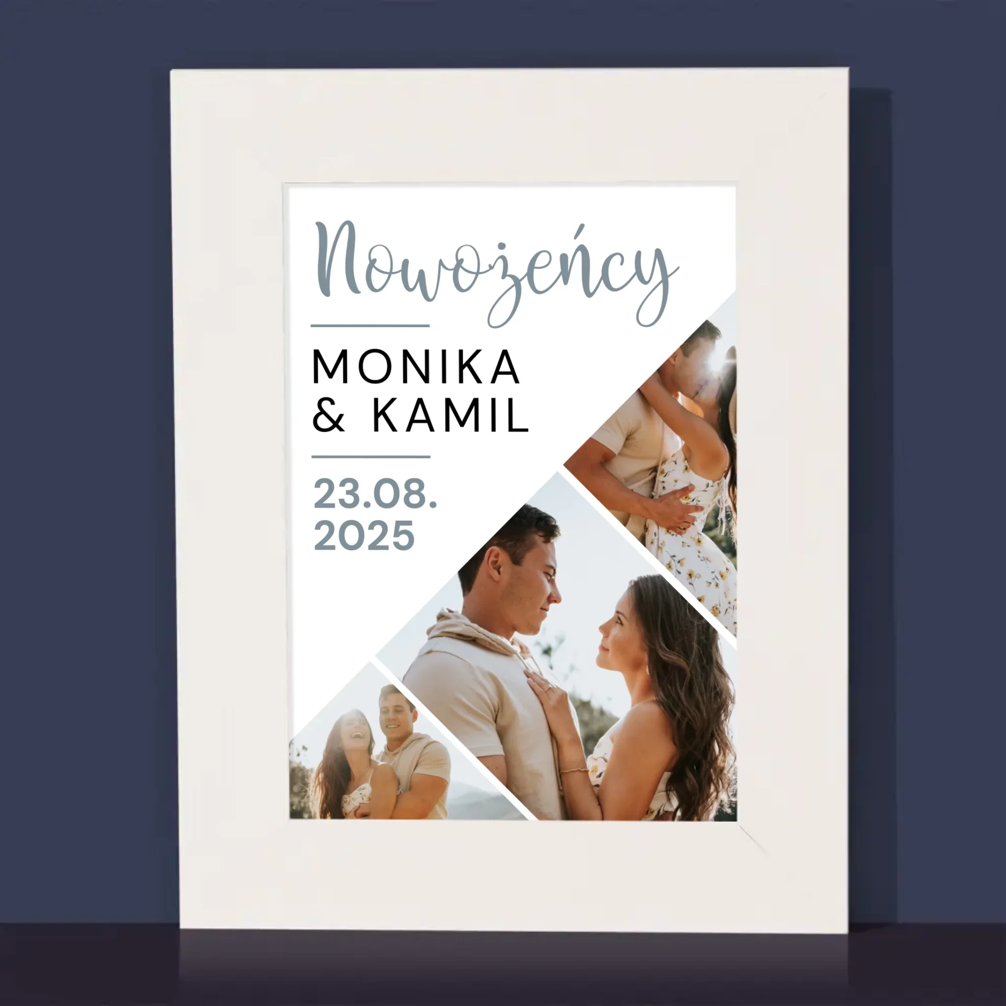 Fotokolaż: Nowożeńcy - Ramka Na Zdjęcie - Image 2