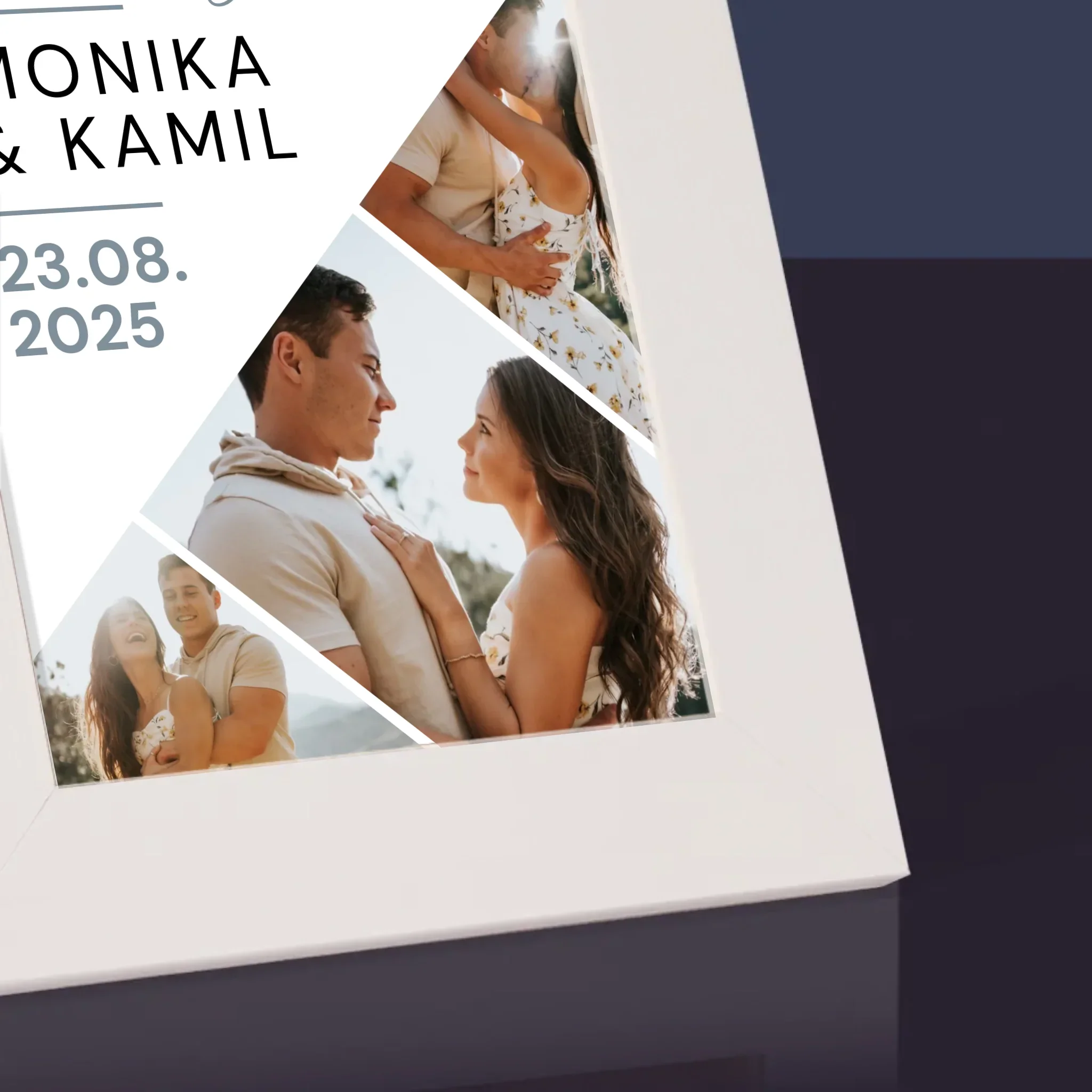 Fotokolaż: Nowożeńcy - Ramka Na Zdjęcie - Image 3