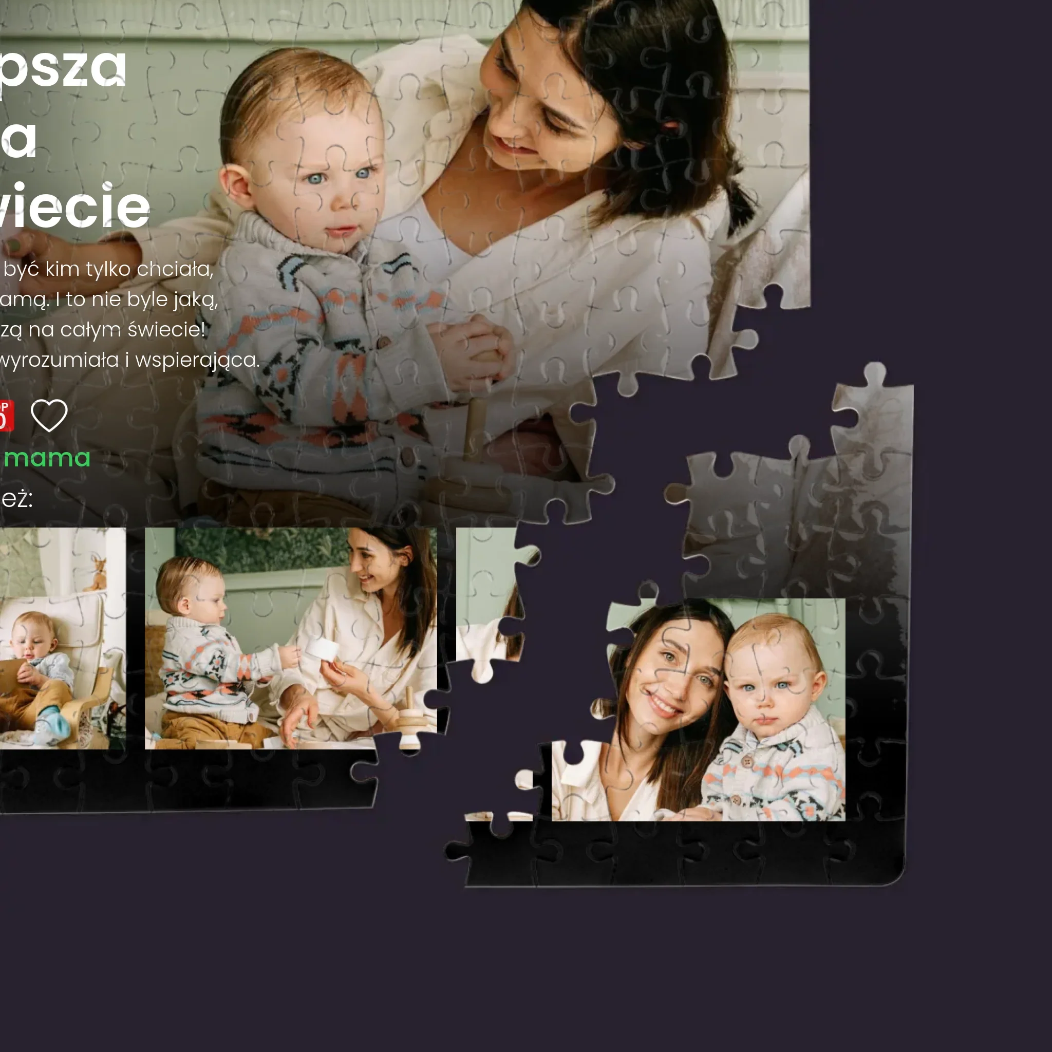 Fotokolaż: Personalizowany Plakat Netflix Dla Mamy - Personalizowane Puzzle - Image 2