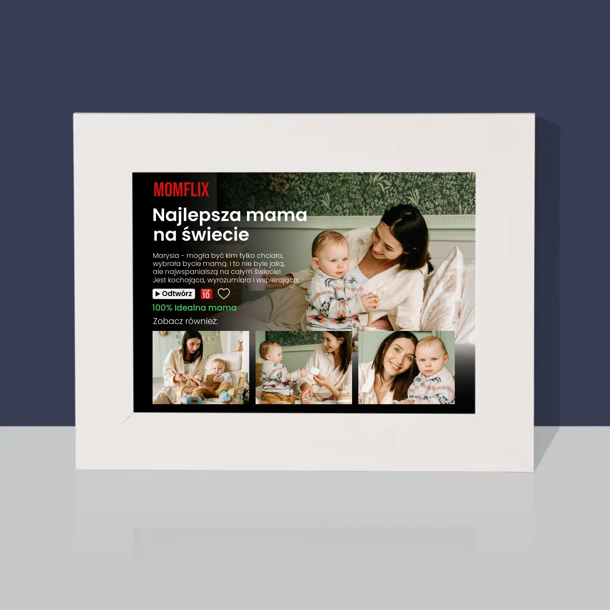 Fotokolaż: Personalizowany Plakat Netflix Dla Mamy - Ramka Na Zdjęcie - Image 2