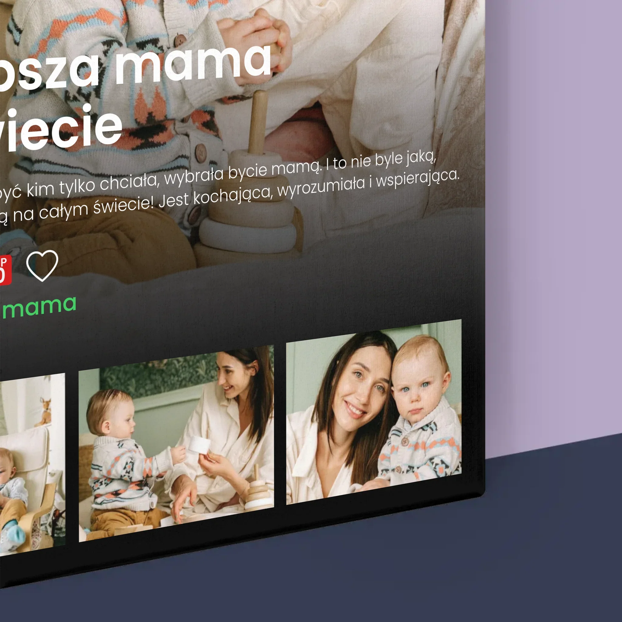 Fotokolaż: Personalizowany Plakat Netflix Dla Mamy - Wydruk Obramowany - Image 16